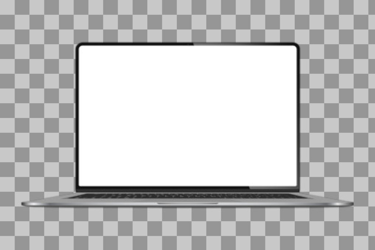 Free Laptop Mockup PNG (Front View) | PNGLOVE.com