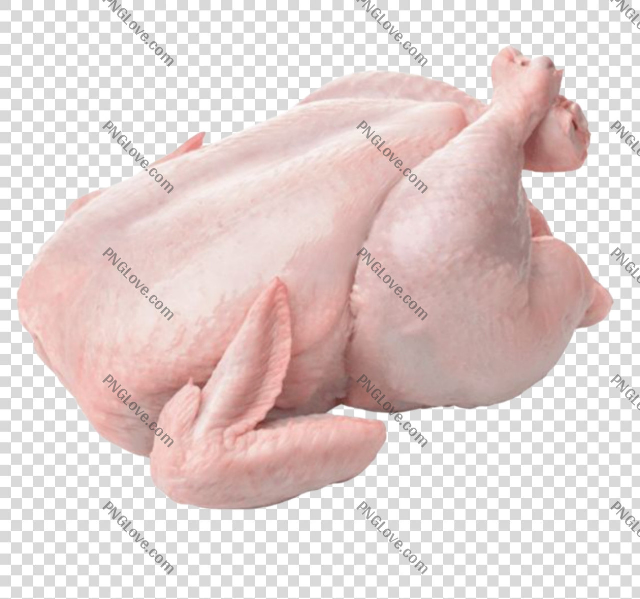 Fresh Raw Whole Chicken Transparent PNG...