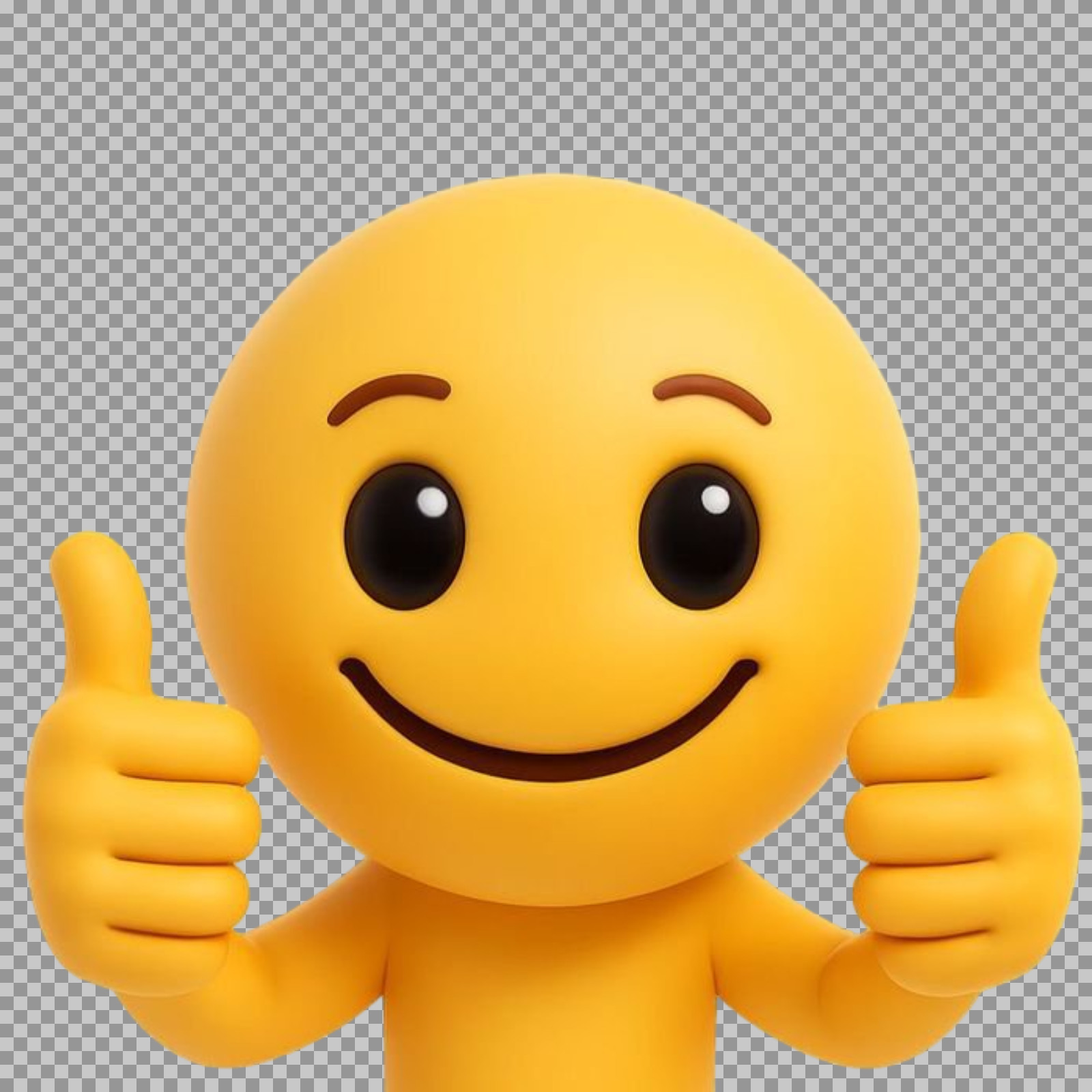 Thumbs Up Emoji PNG Transparent Download