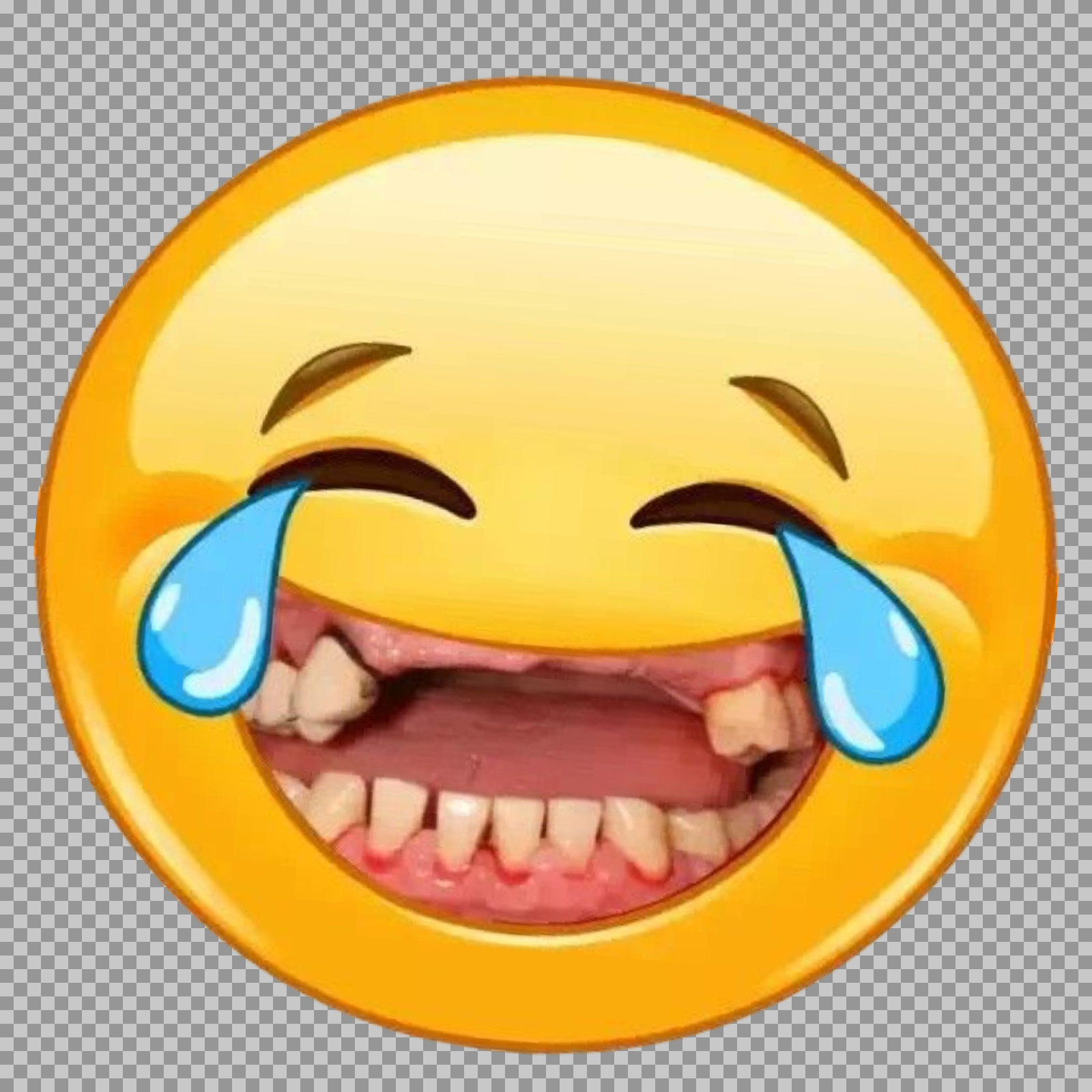 Laughing Emoji with Ugly Teeth PNG | Free Download