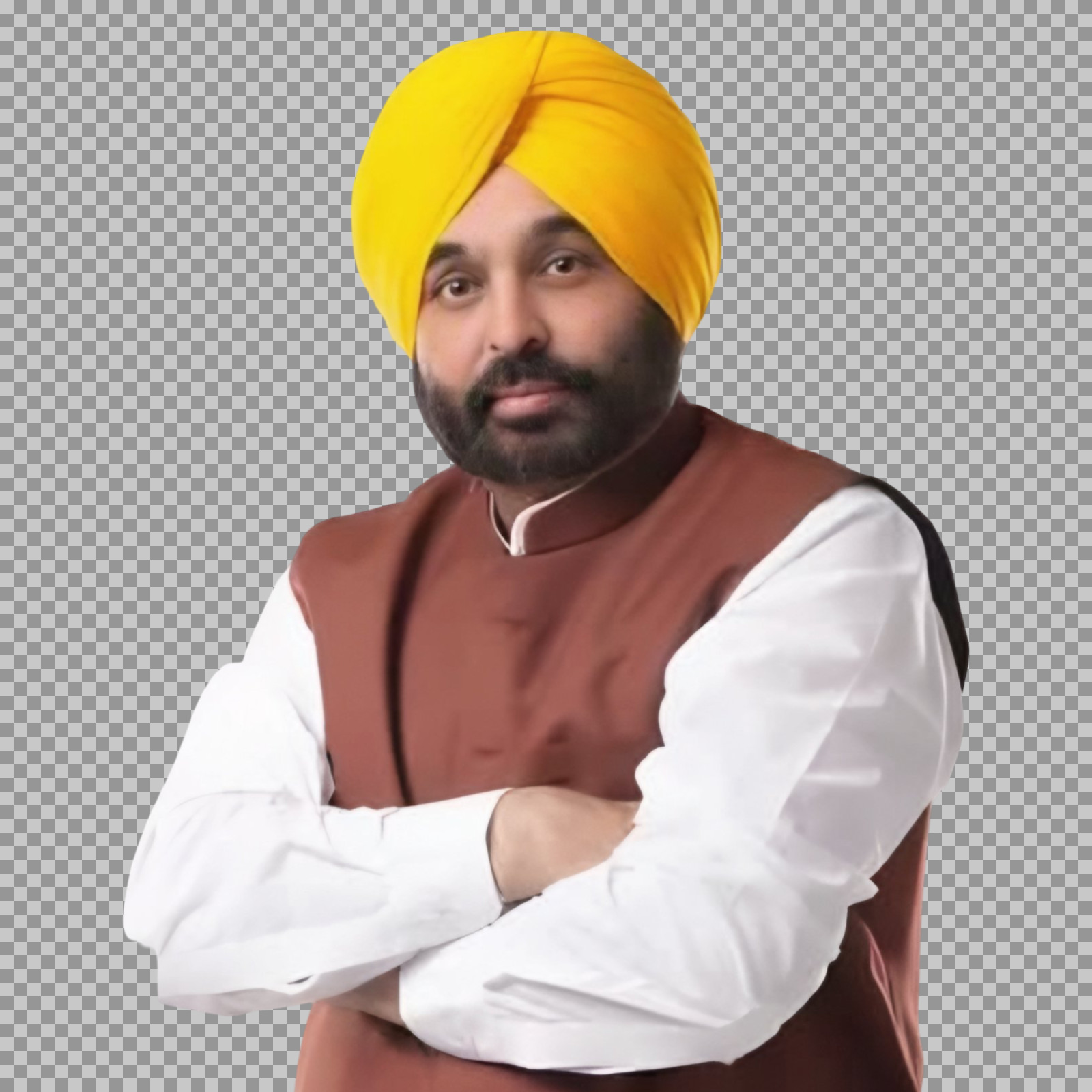Confident Bhagwant Mann PNG | Punjab CM (Free Download)...