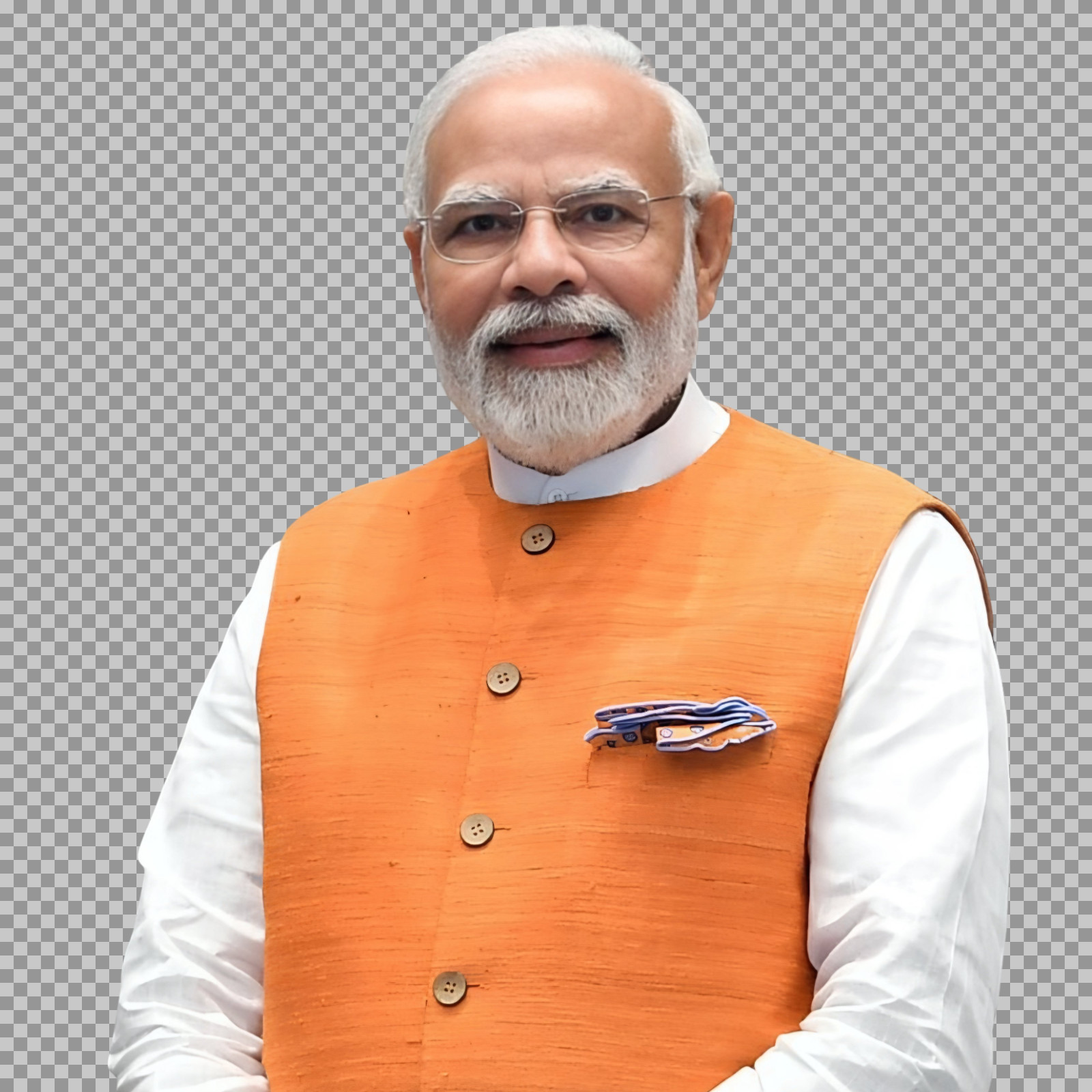 Narendra Modi PNG in Orange Jacket | Free Download...