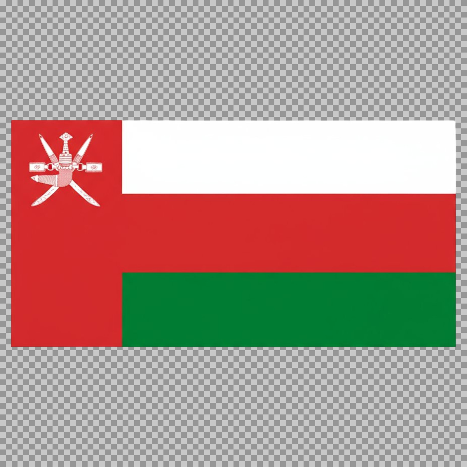 Flag of Oman PNG | National Symbol of the Sultanate of Oman