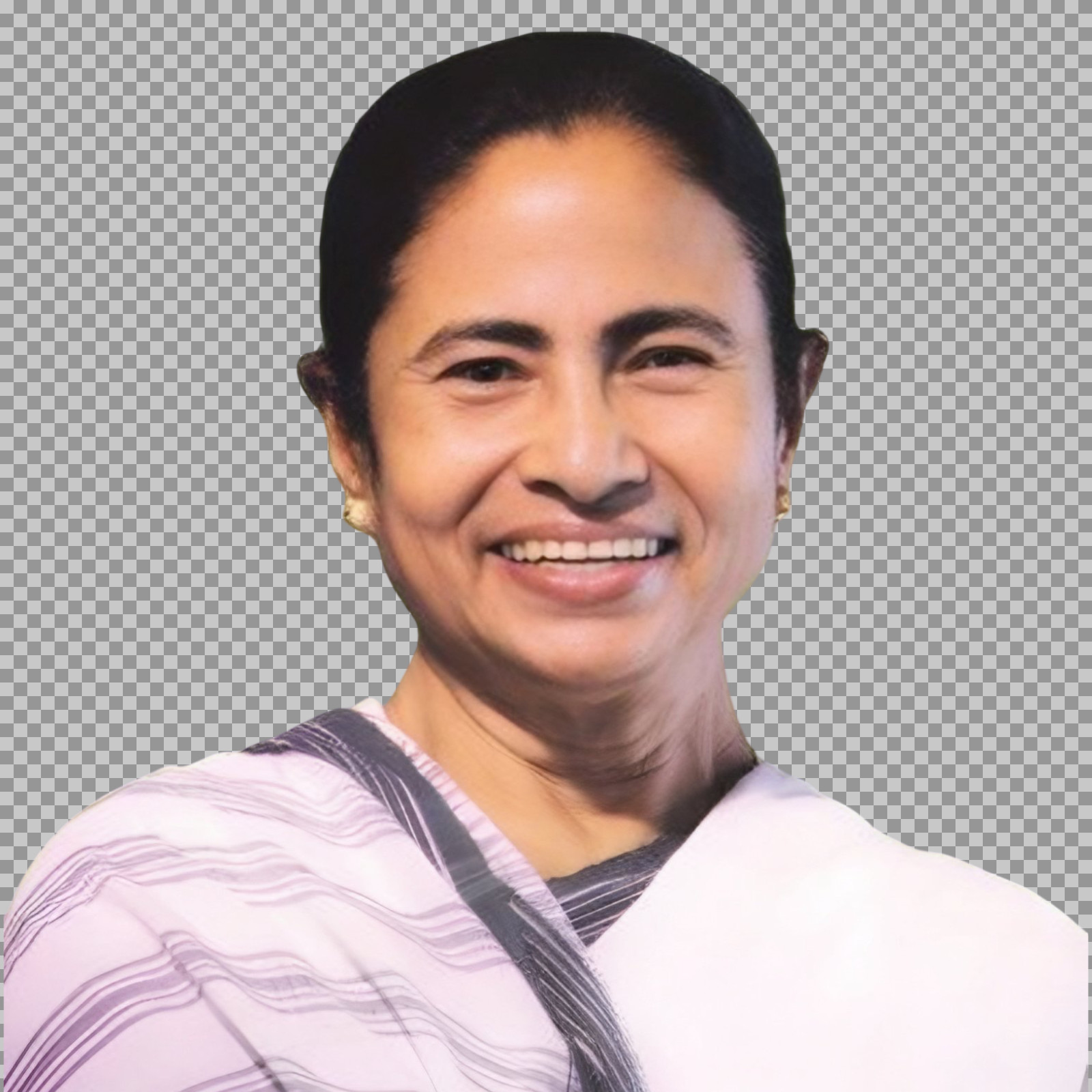 Mamata Banerjee Smiling PNG | Free Transparent Portrait Download...