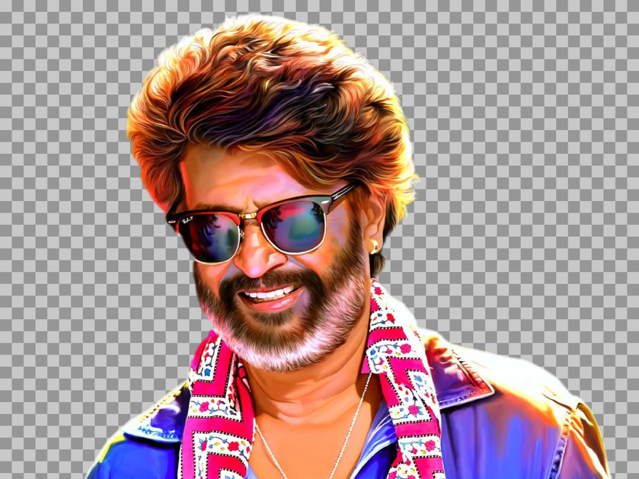Stylish Rajinikanth PNG with Sunglasses | HD Digital Art Download...