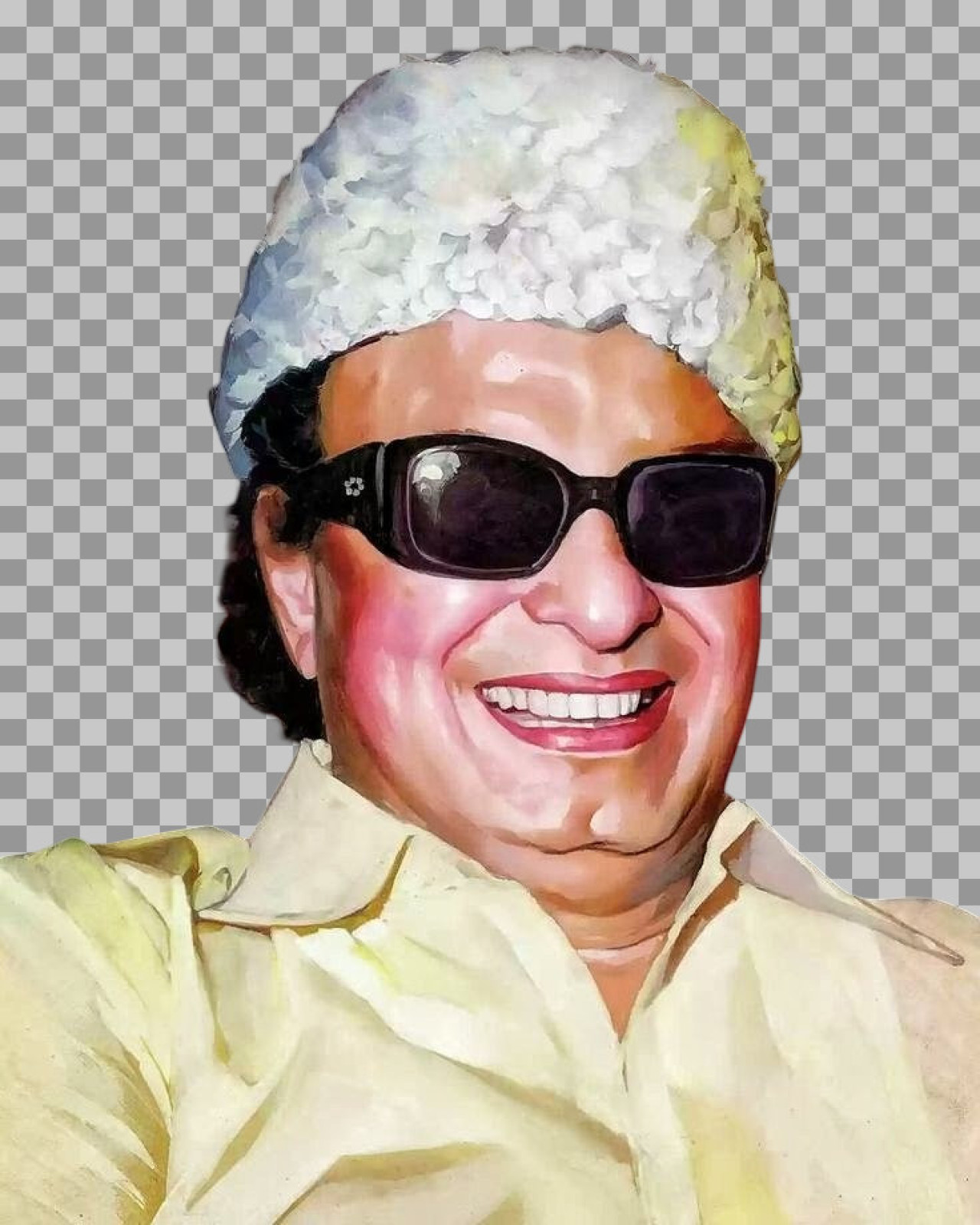 MGR Smiling Portrait PNG | HD Transparent Art Download