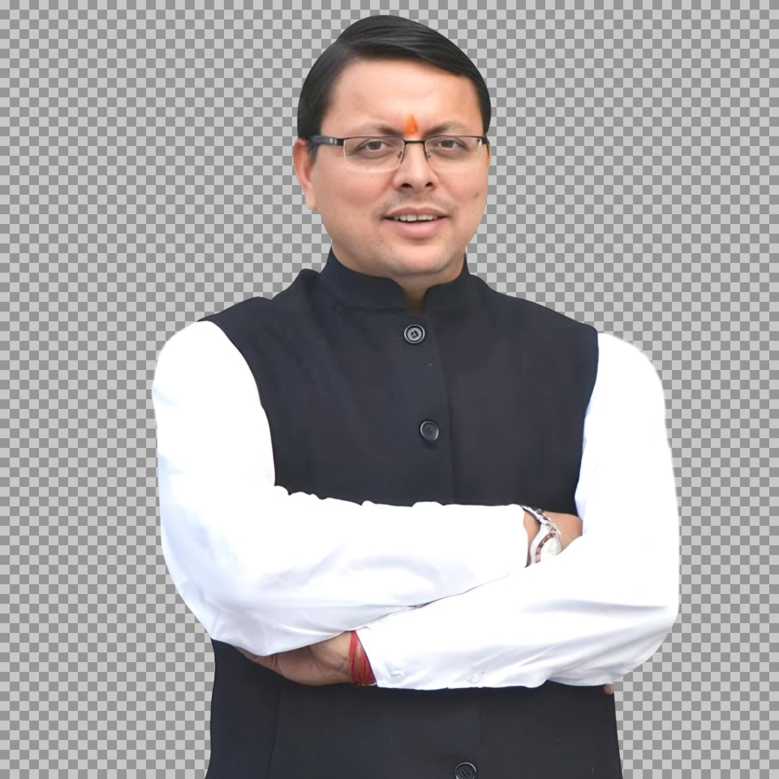 Pushkar Singh Dhami PNG | HD Transparent Photo of Uttarakhand CM