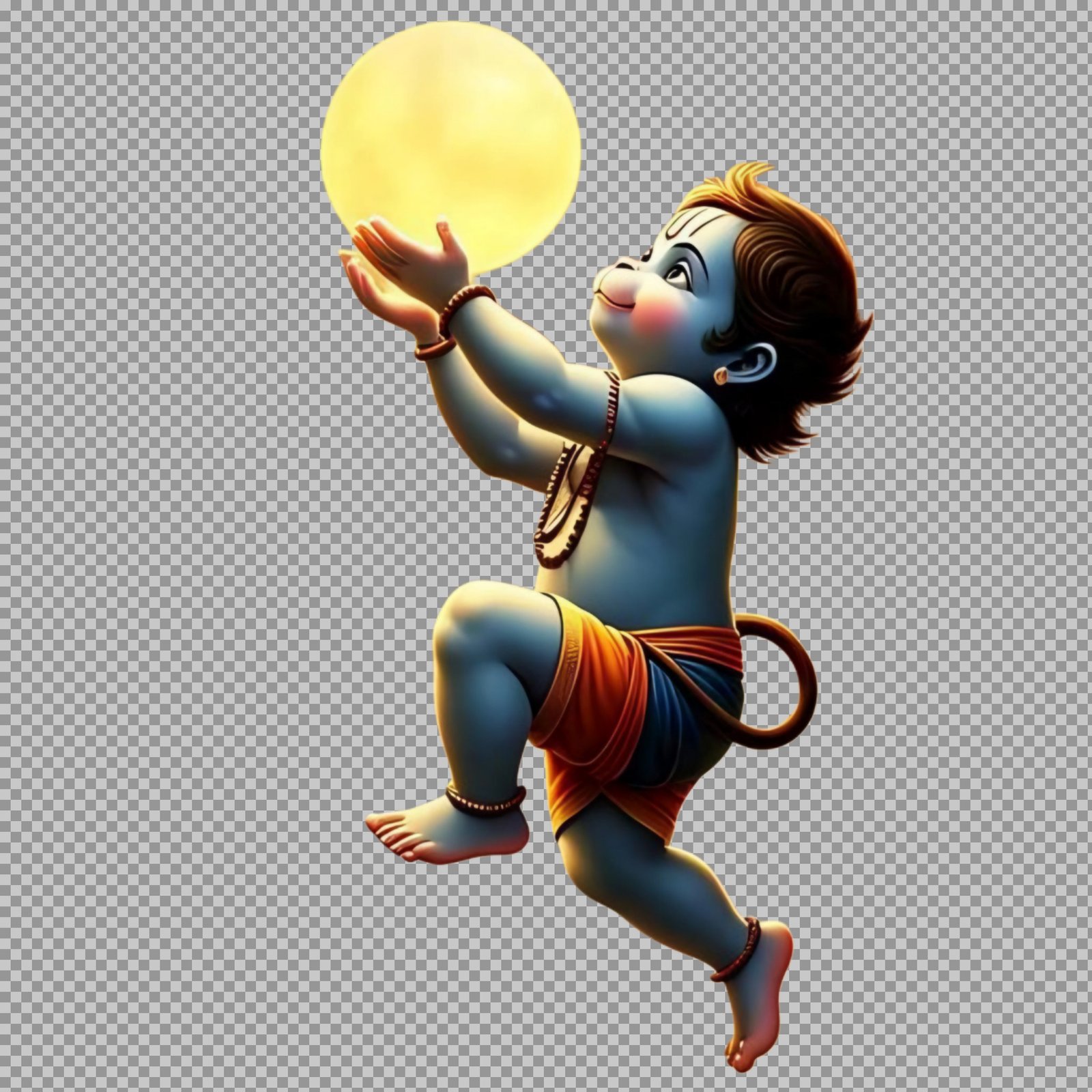 Little Hanuman PNG image download...