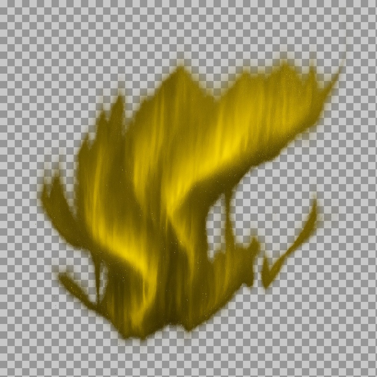 Golden Aurora Borealis | Mystical Yellow Northern Lights Image...