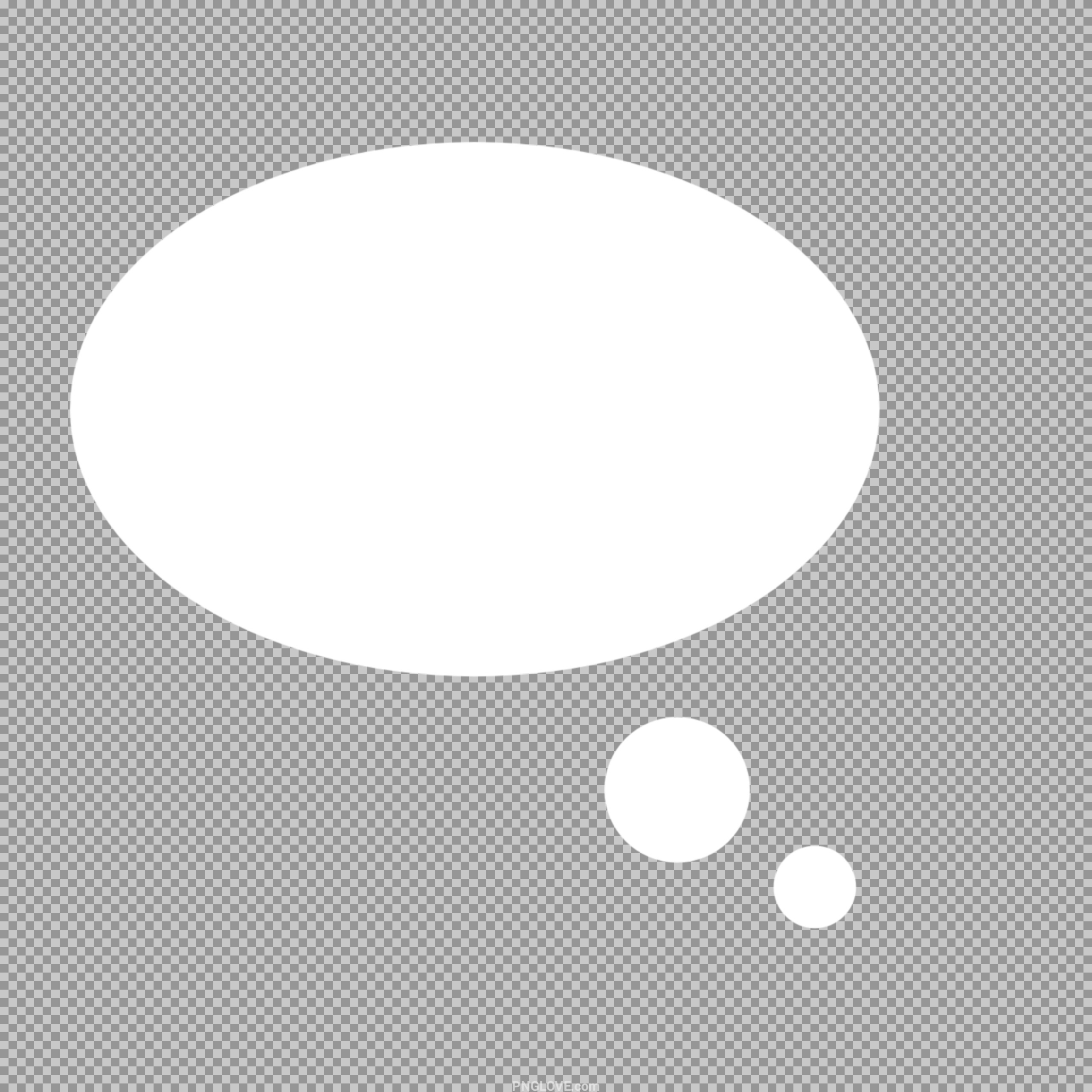 Free Thought Bubble PNG | Transparent Thinking Bubble Clipart