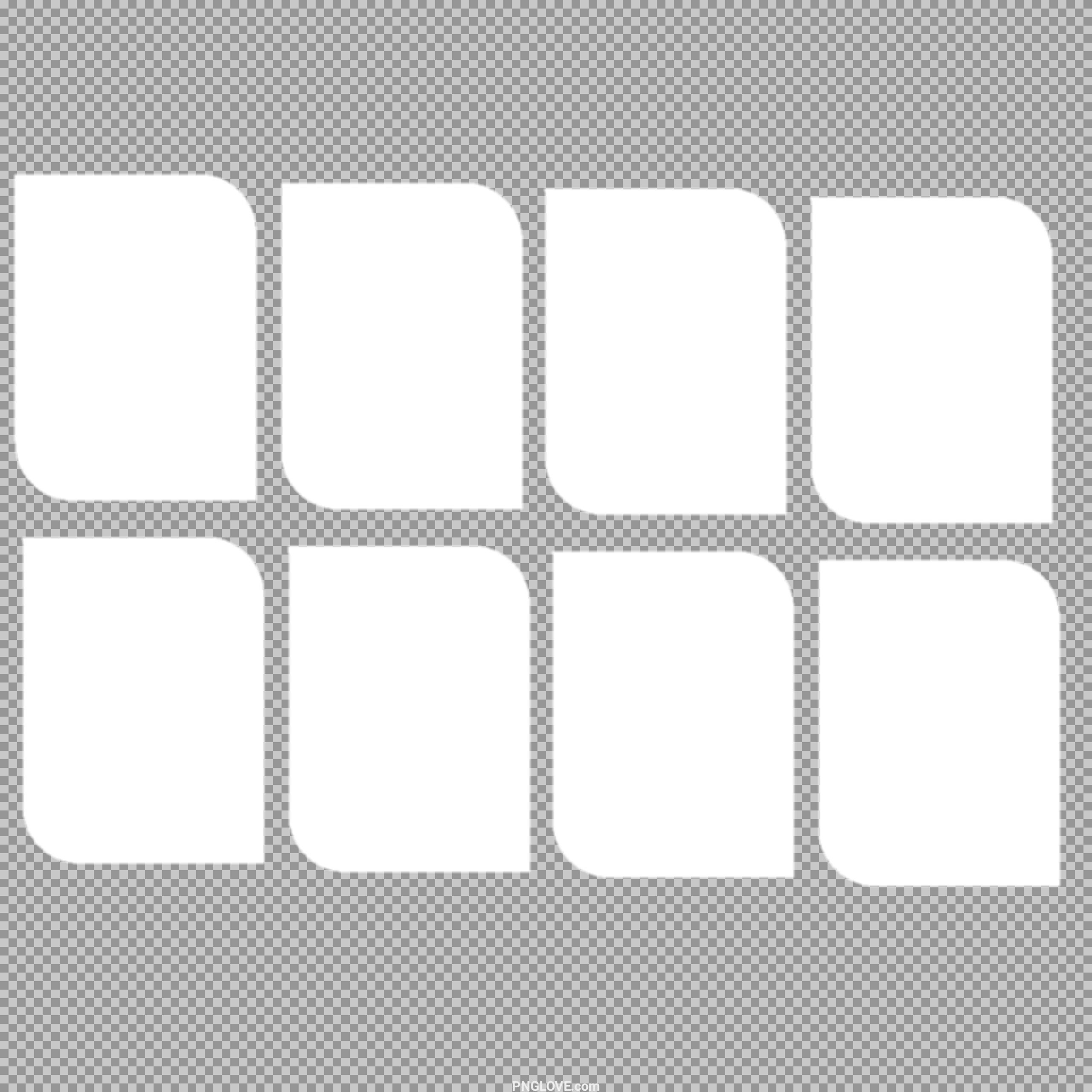 Free Geometric Grid PNG | Transparent Collage Frame