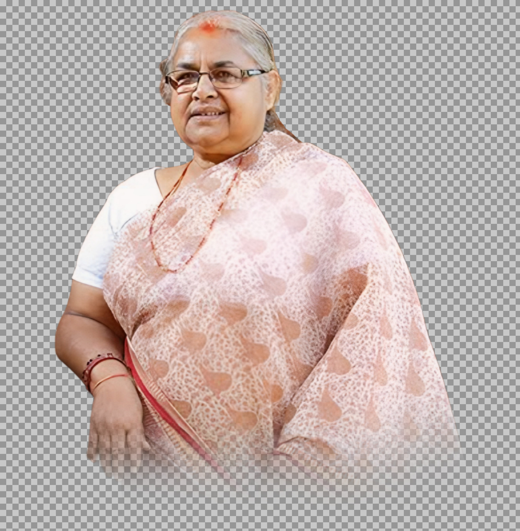 Portrait of Sushila Karki png | Former Chief Justice of Nepal...