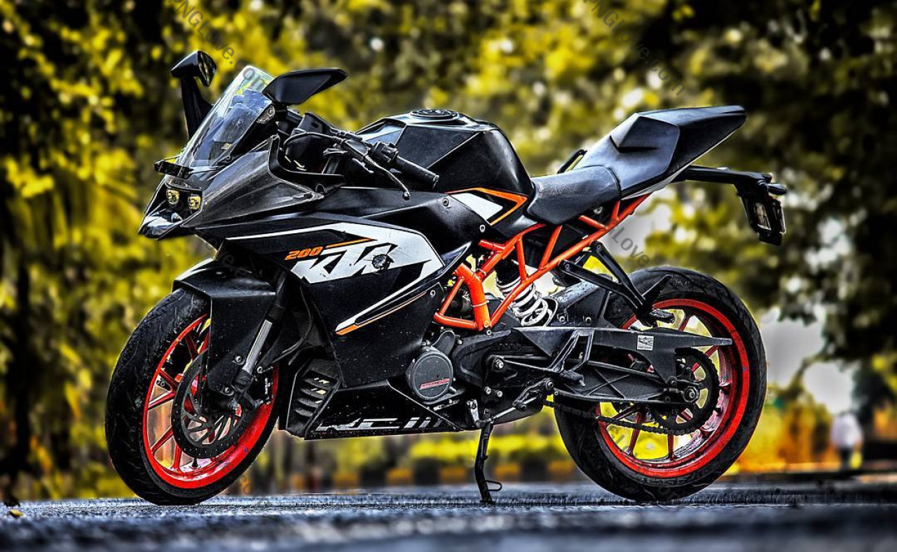 KTM RC 200 Wallpaper | Stylish Sports Bike Photo...