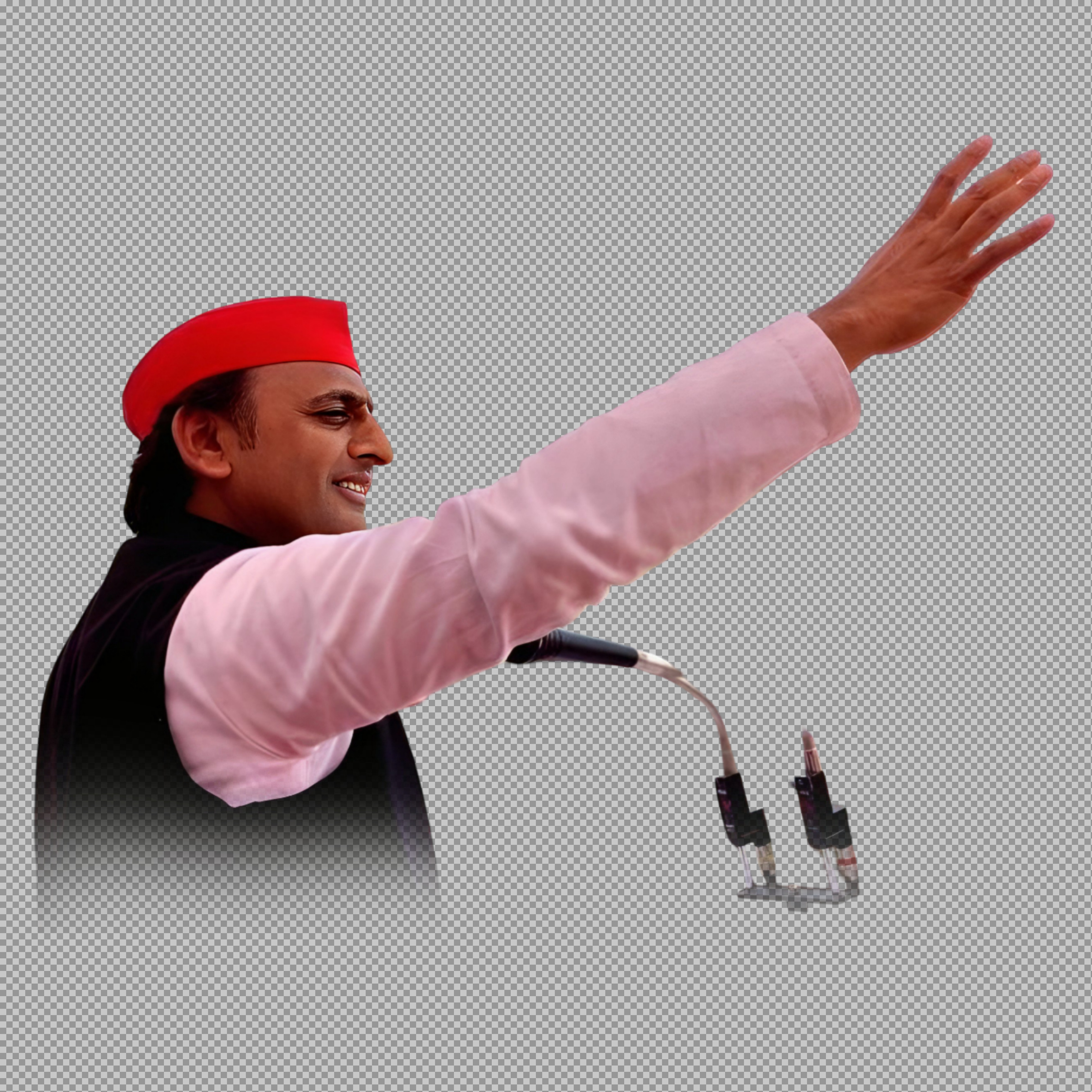 Akhilesh Yadav Rally PNG | Samajwadi Party Leader Speaking | Transparent Image...