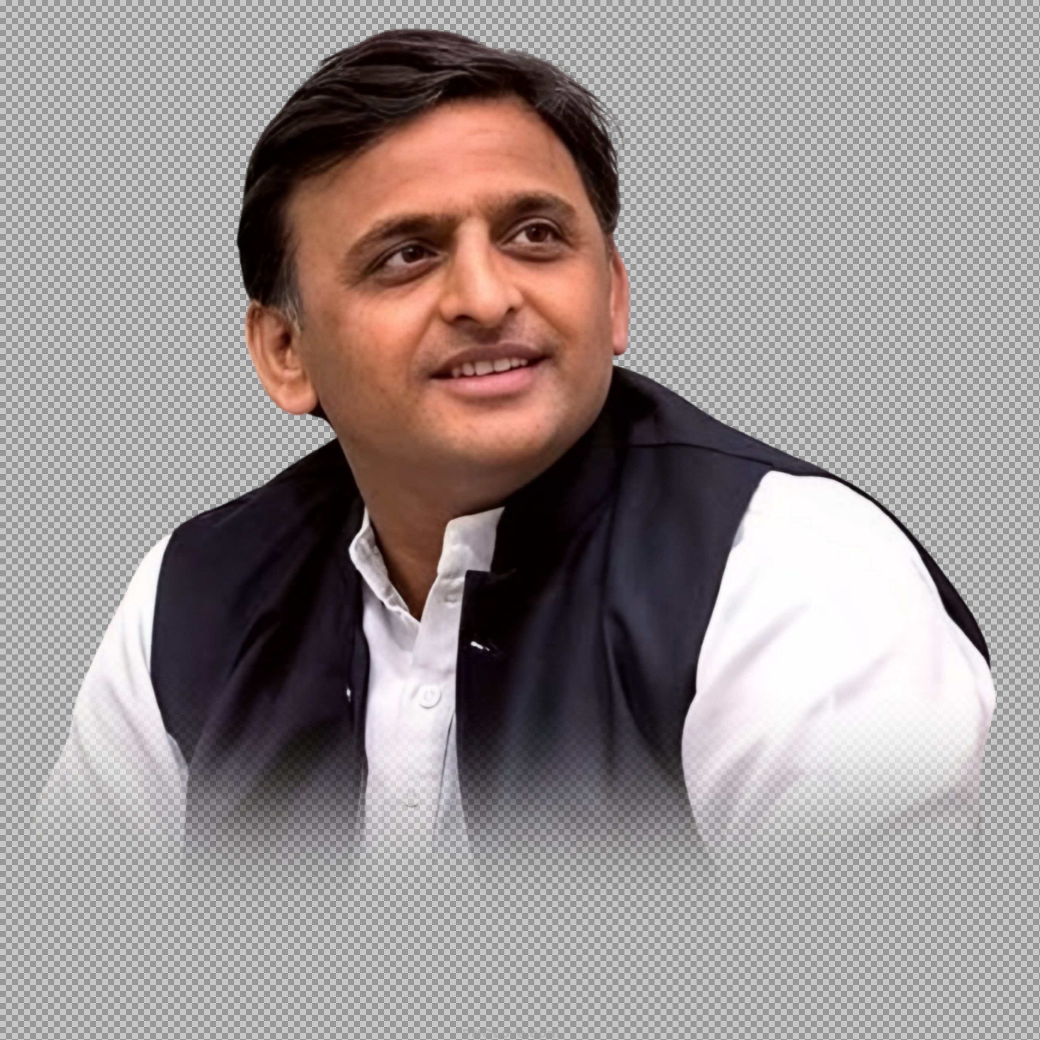 Akhilesh Yadav Smiling PNG | Samajwadi Party Leader Transparent Image