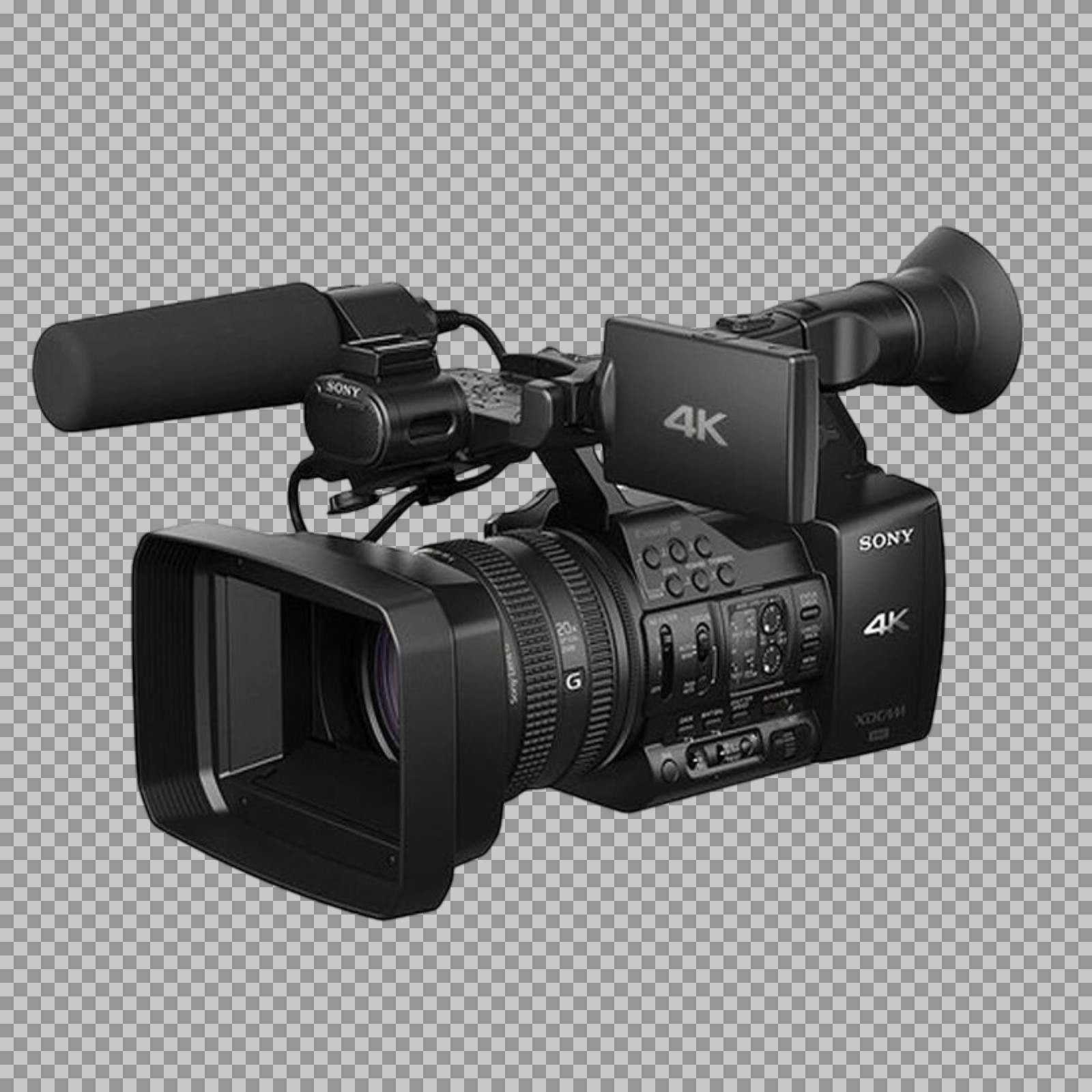 Sony 4K Professional Camcorder PNG | Free Transparent Image...