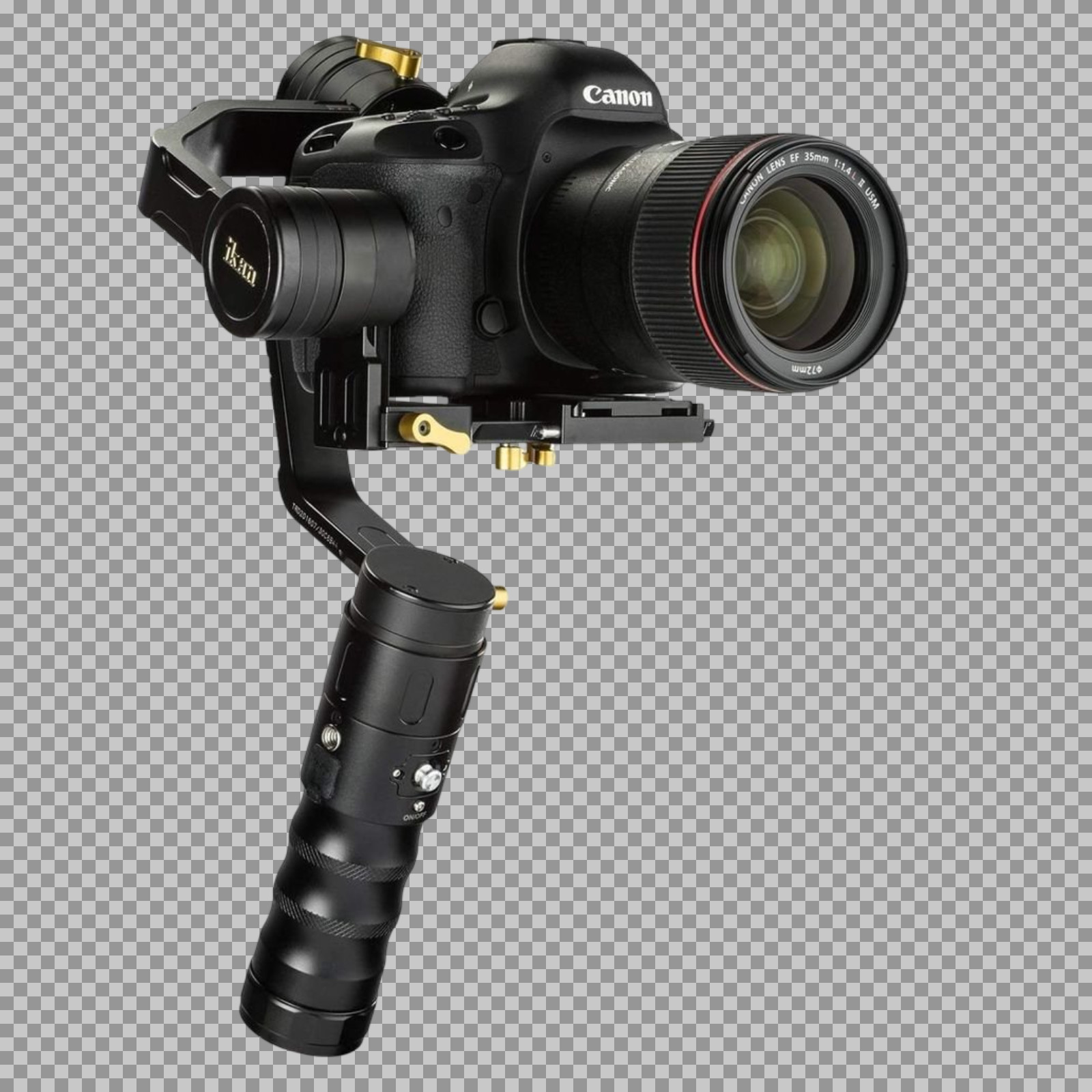 Canon DSLR on Ikan Gimbal PNG | Free Transparent Image...