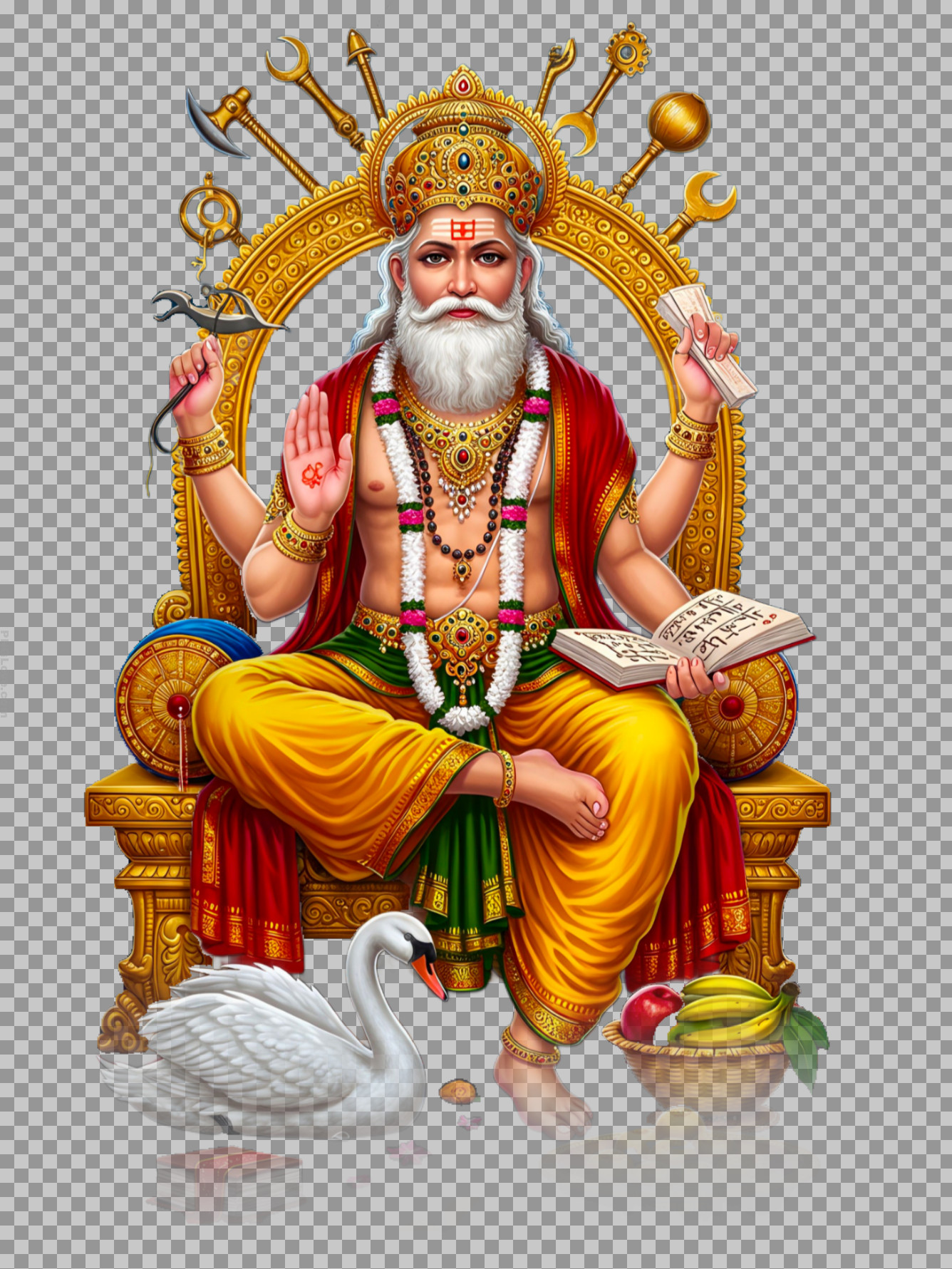 Lord Vishwakarma PNG | HD Image of the Divine Architect...
