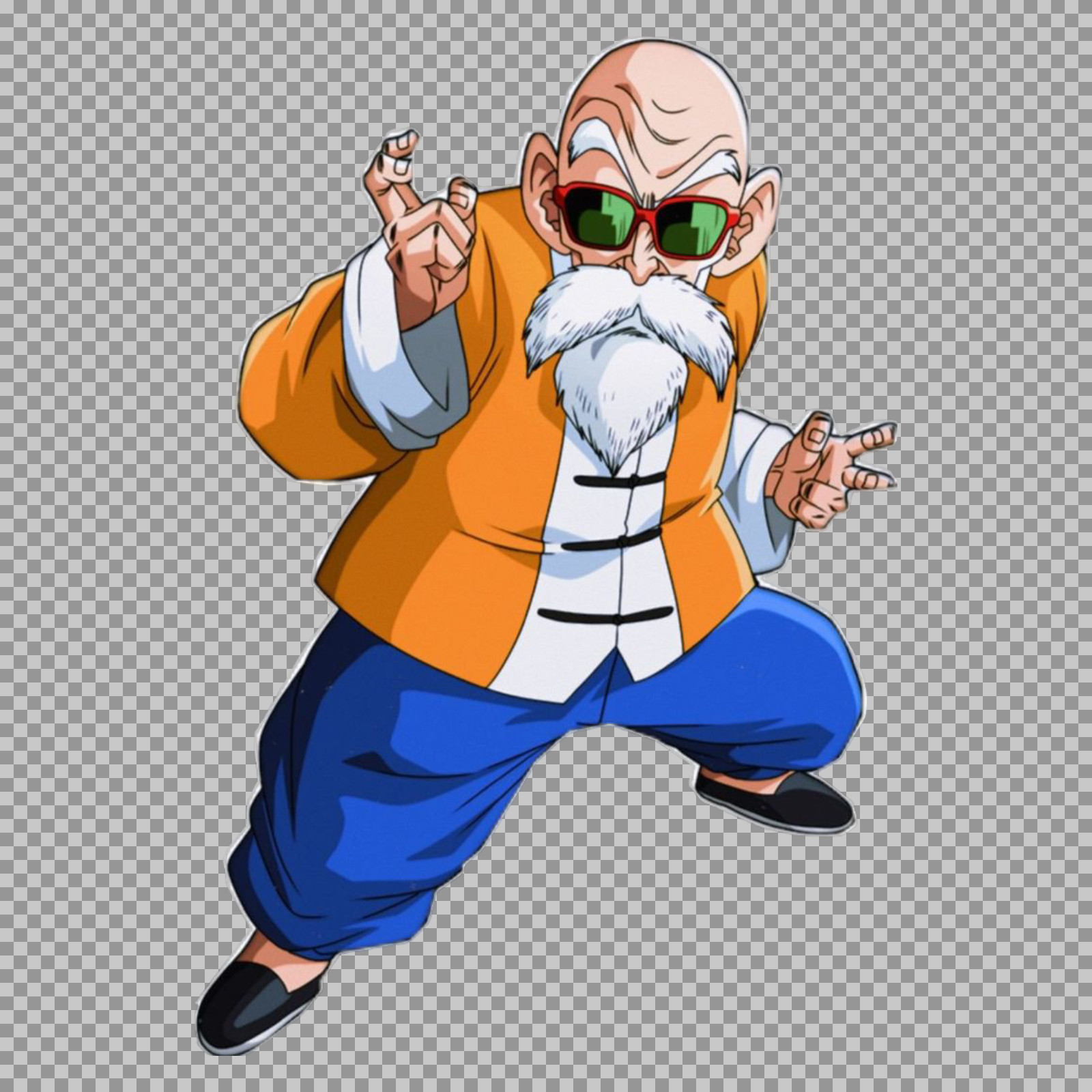 Master Roshi PNG | Free Transparent Dragon Ball Image