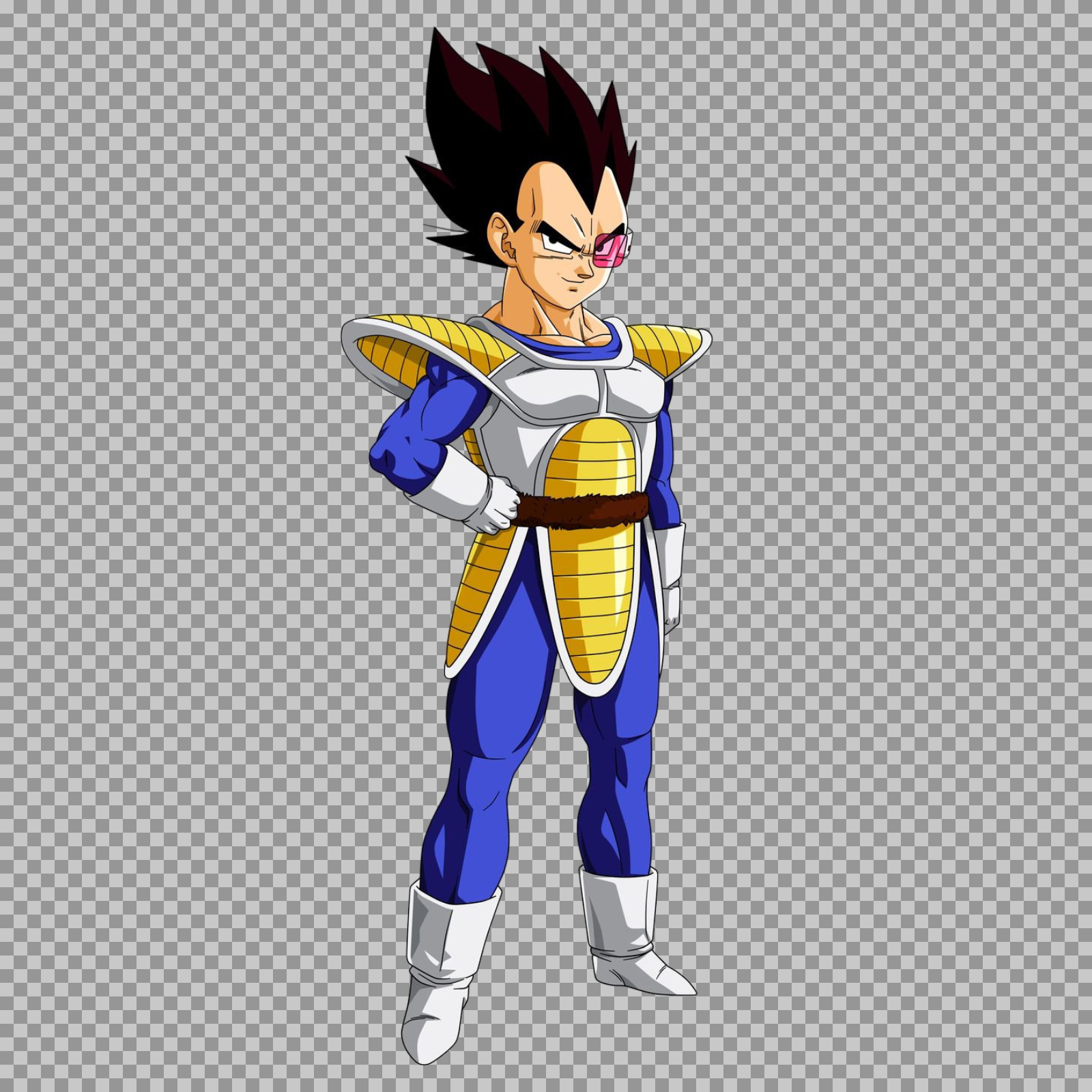Saiyan Saga Vegeta PNG | Free Transparent Classic DBZ Image