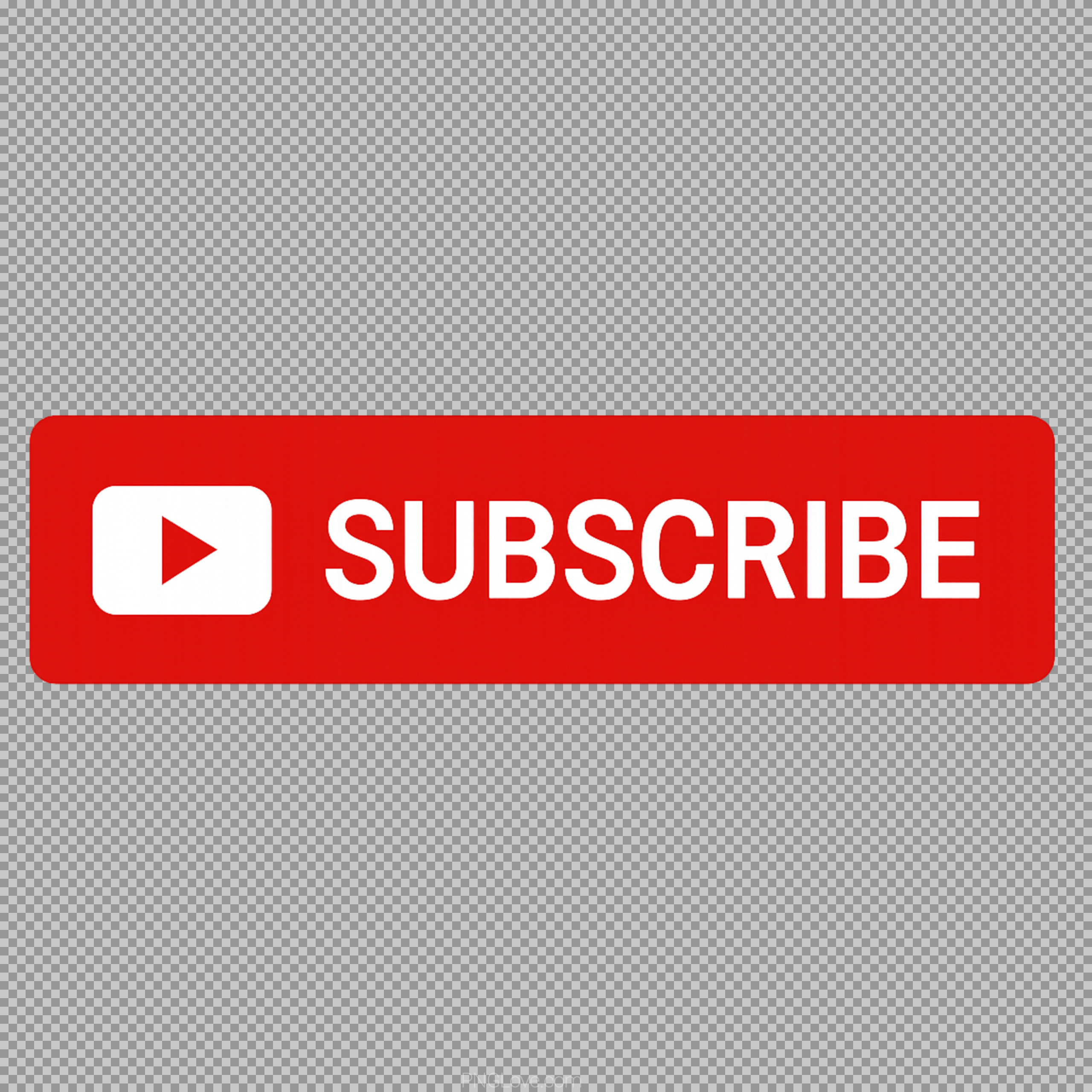 Free YouTube Subscribe Button PNG | Transparent & High-Quality