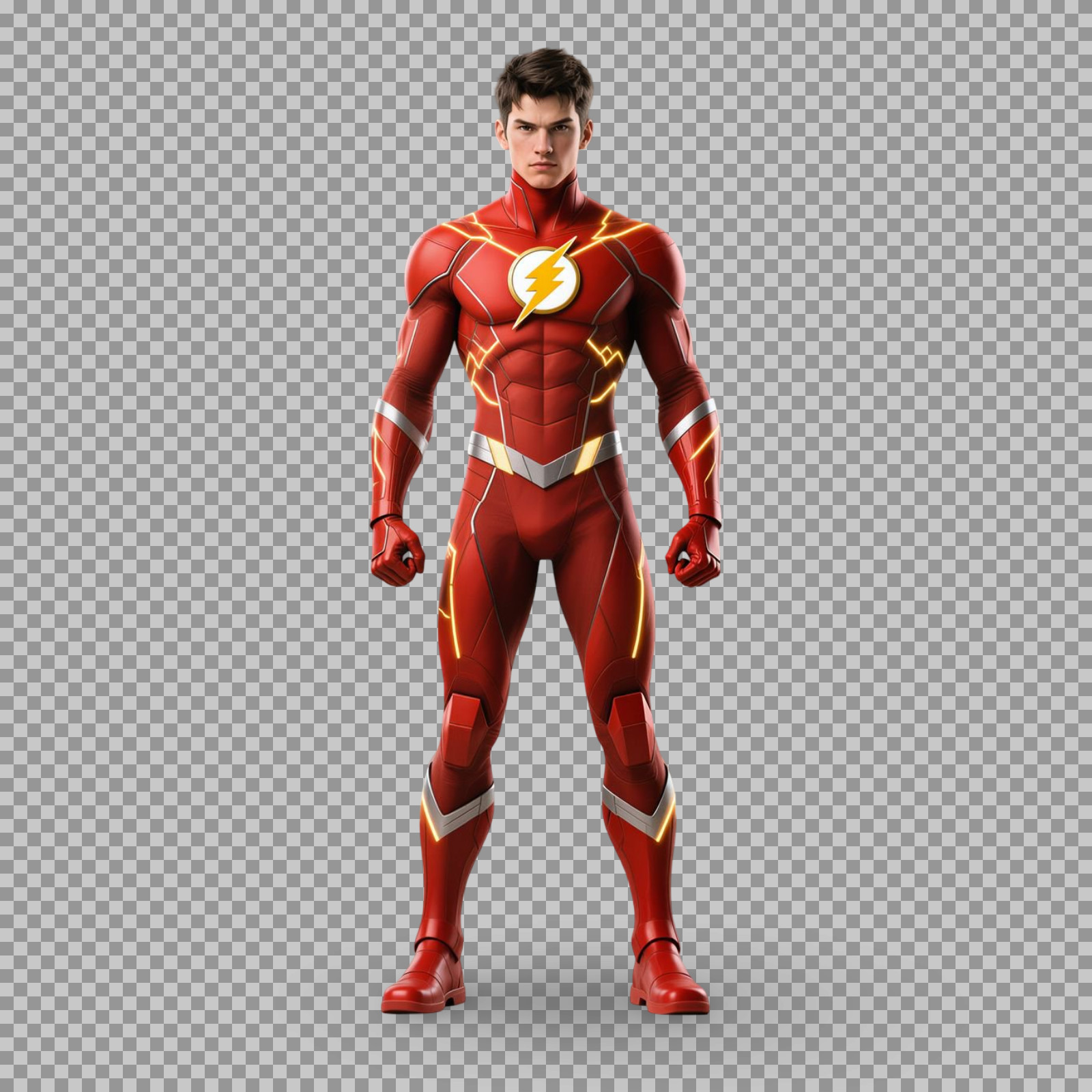 The Flash PNG with Transparent Background | DC Superhero Render