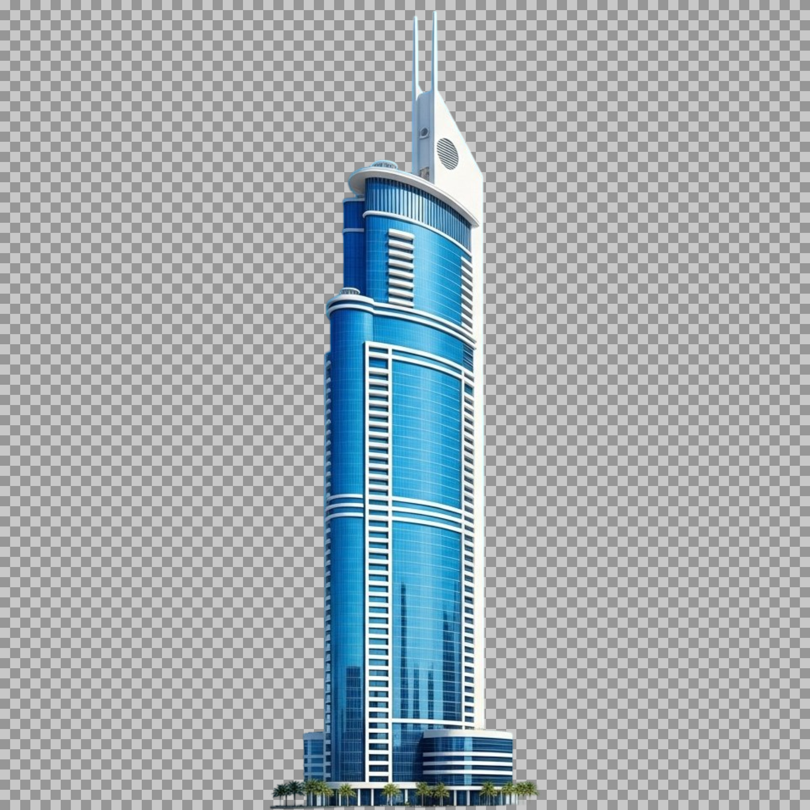 The Address Downtown Dubai Skyscraper PNG Image...