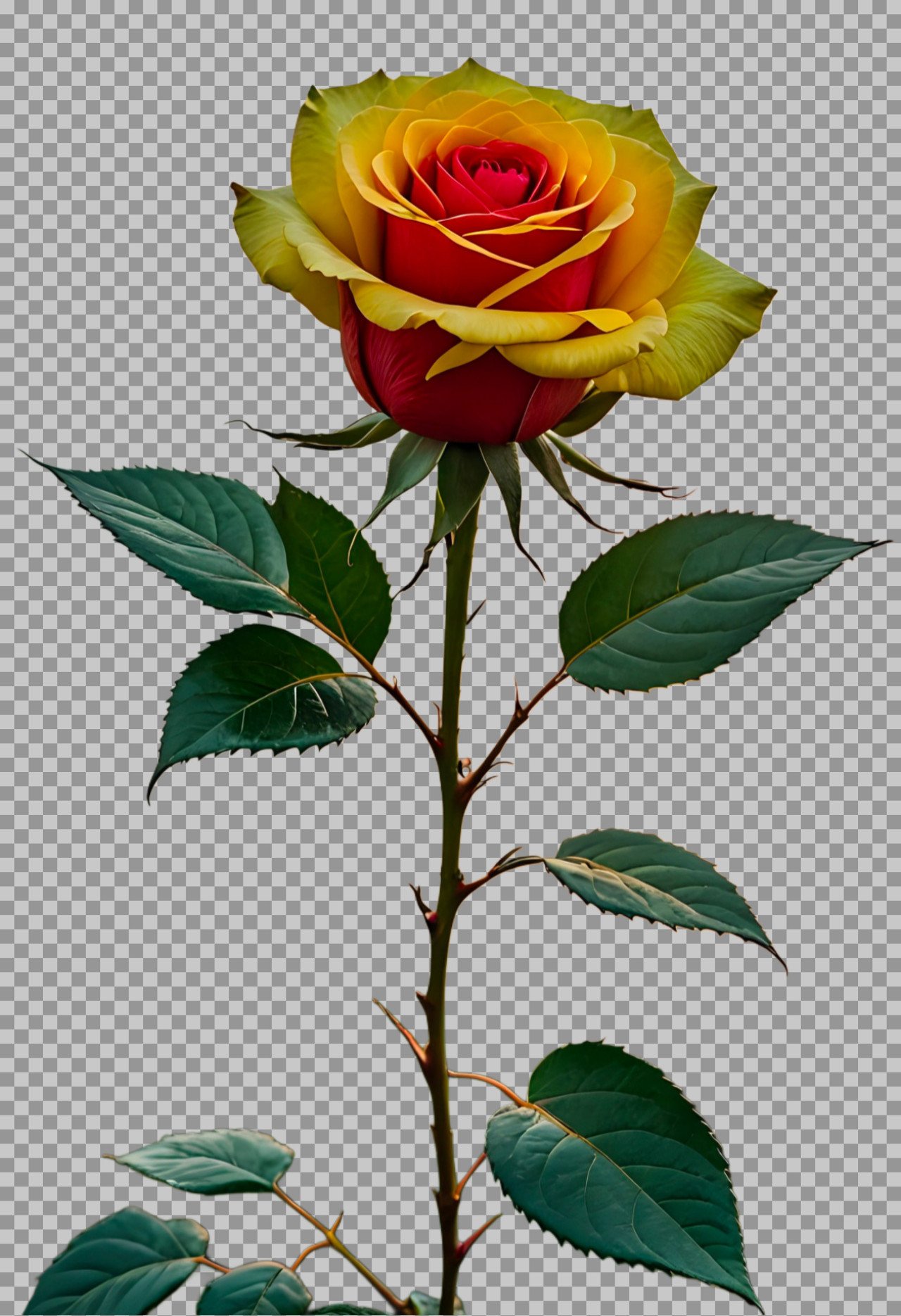 Beautiful Golden Rose PNG image download...
