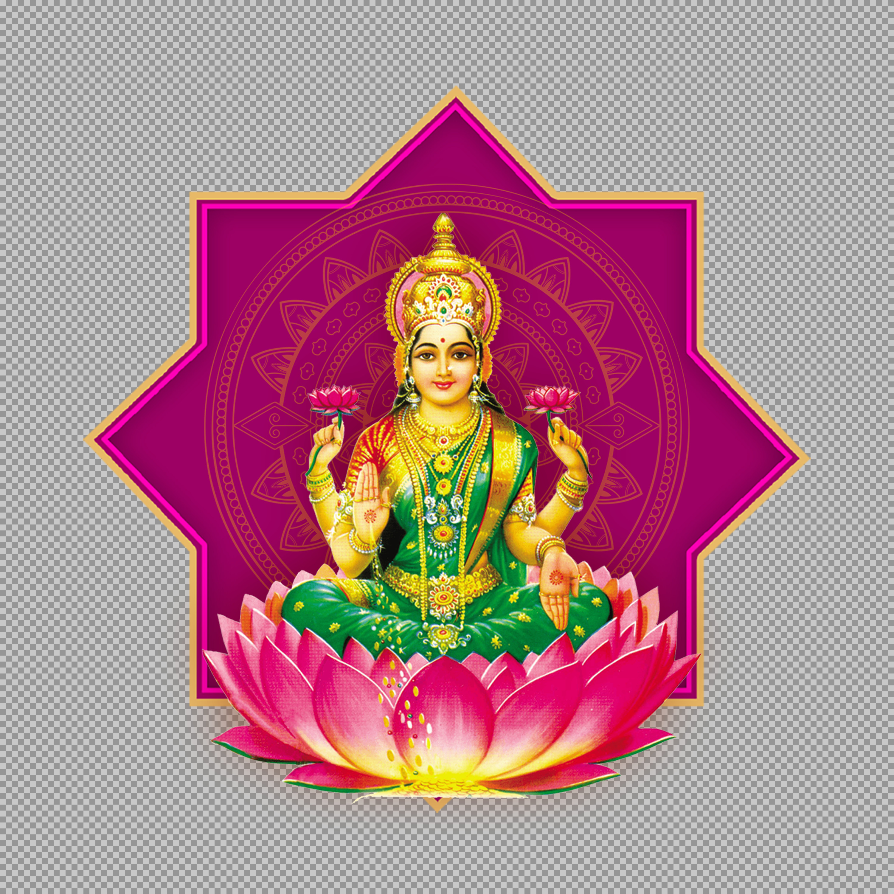 Goddess Lakshmi PNG Image | Free HD Download for Diwali Puja...