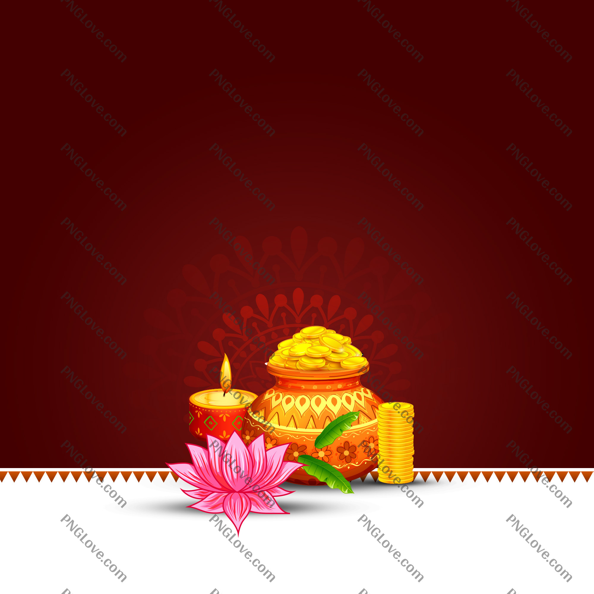Dhanteras & Diwali Festival Background | Free Download