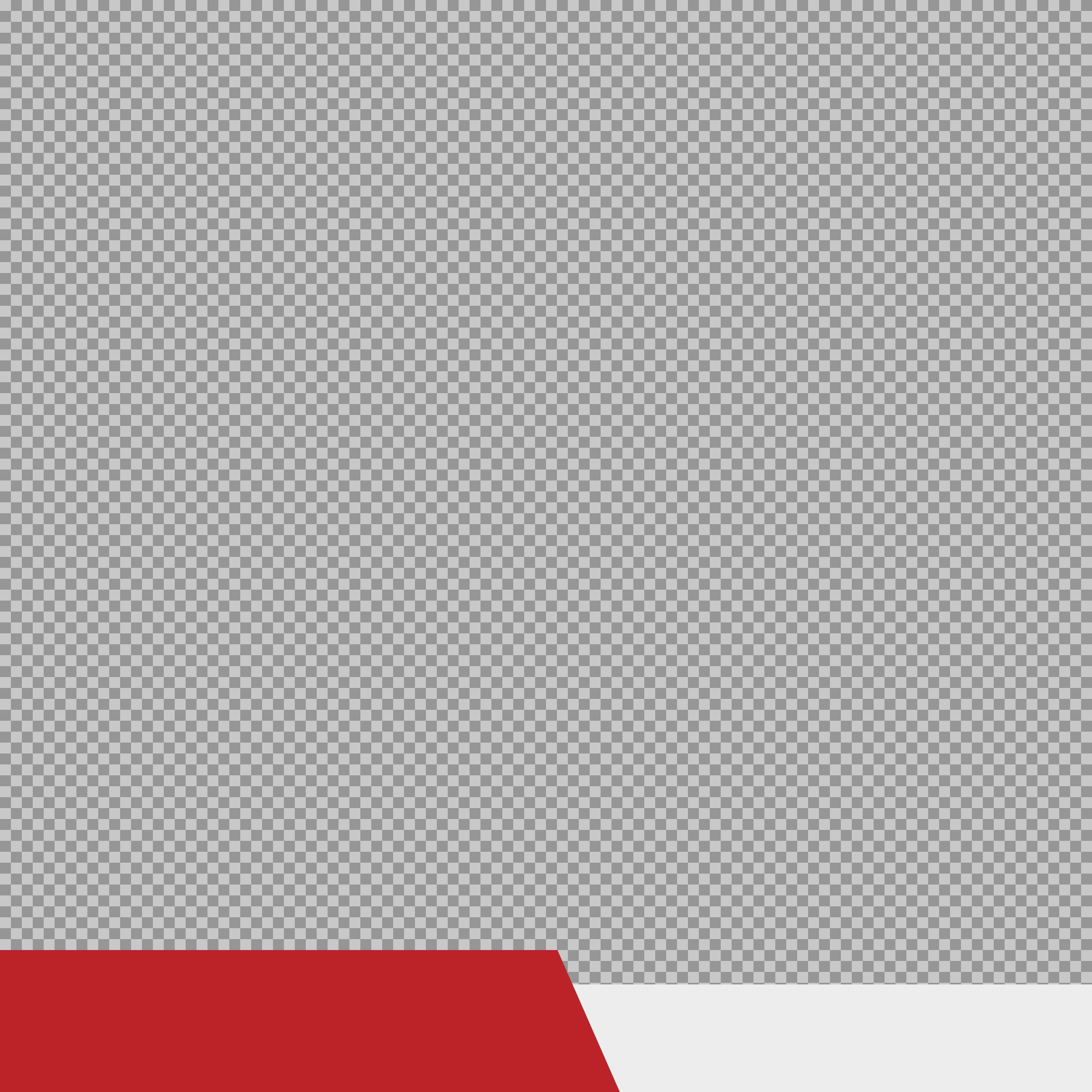 Red and Grey Lower Third PNG | Modern Geometric Banner