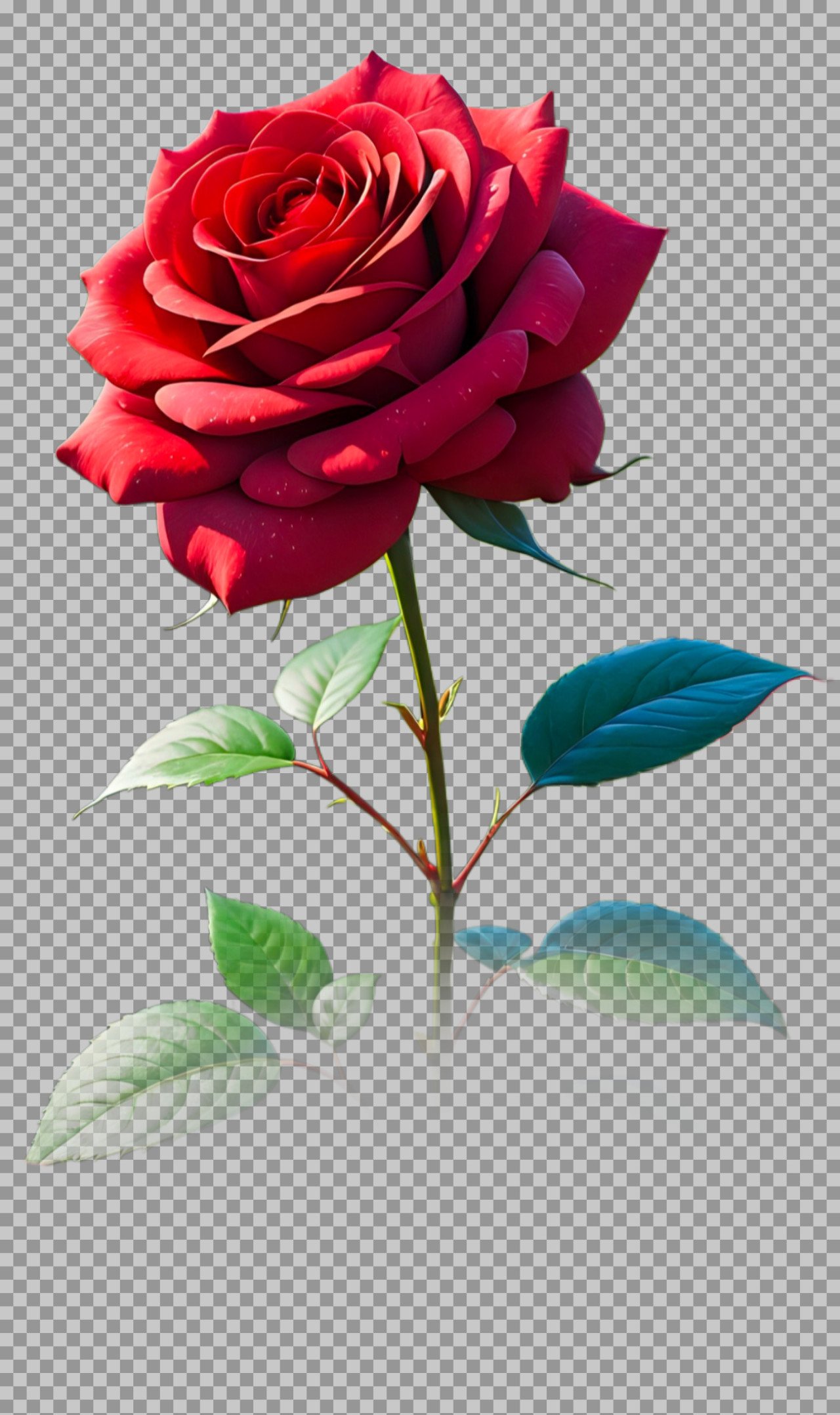 Romantic love Rose PNG image download...