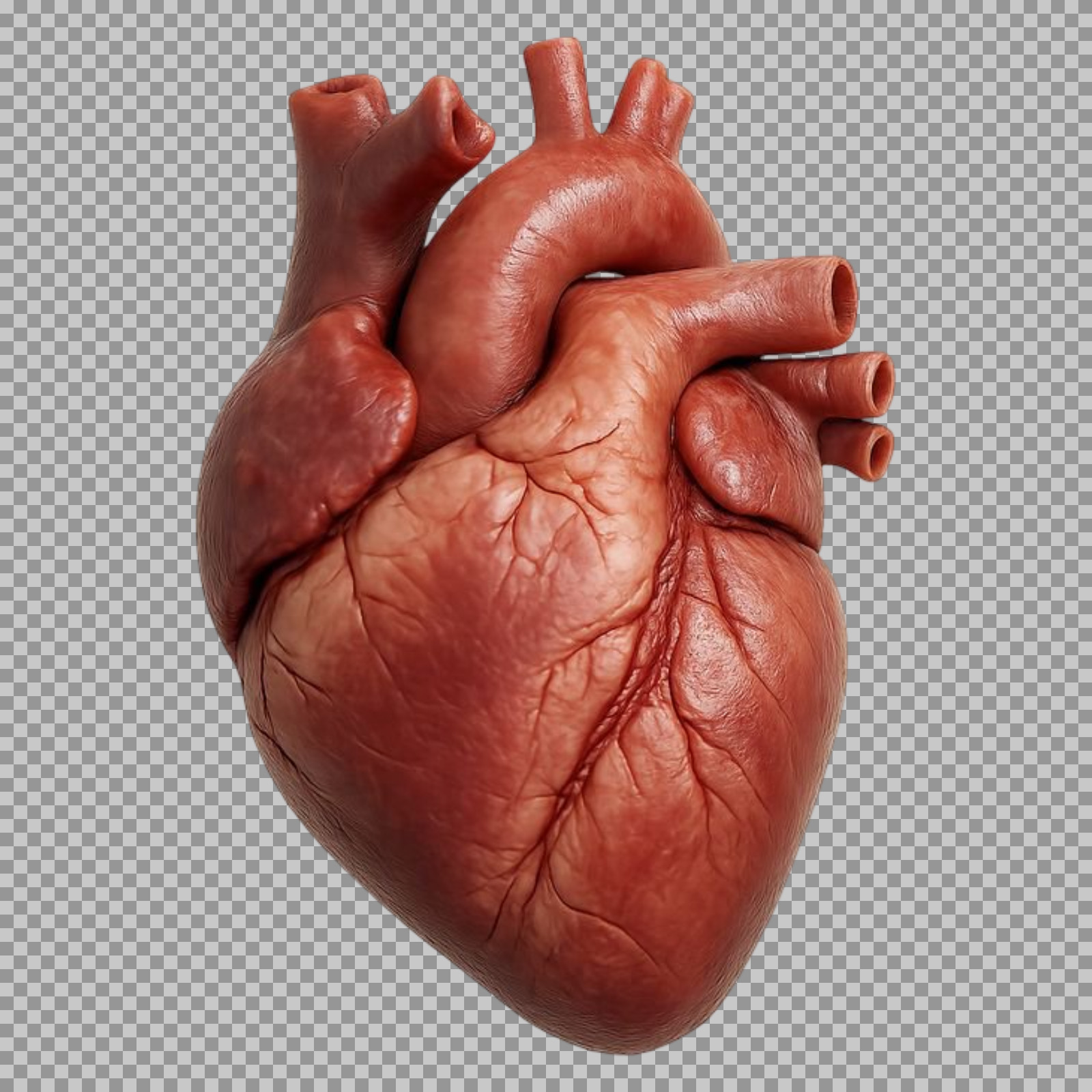 Realistic Human Heart PNG | Anatomical 3D Model...