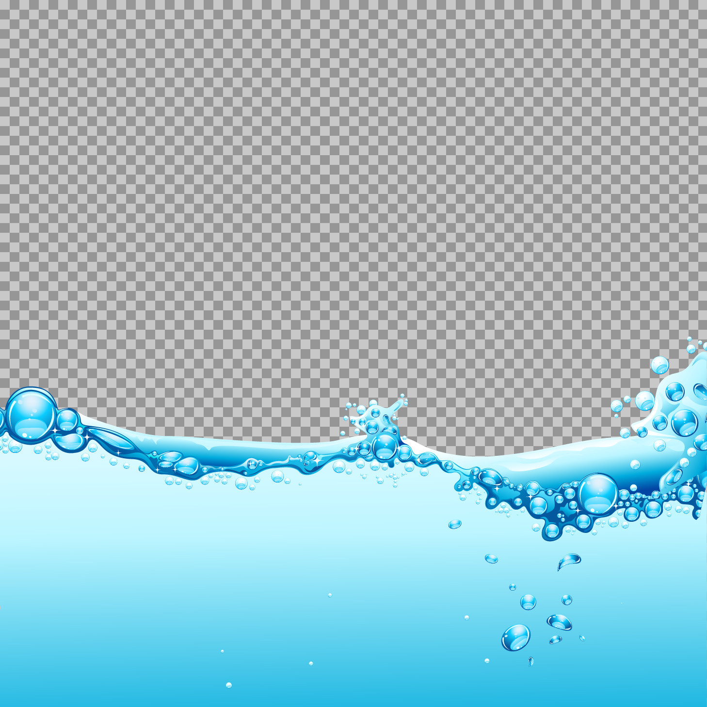 Water Splash PNG | Free Realistic Water Wave & Bubbles Image...