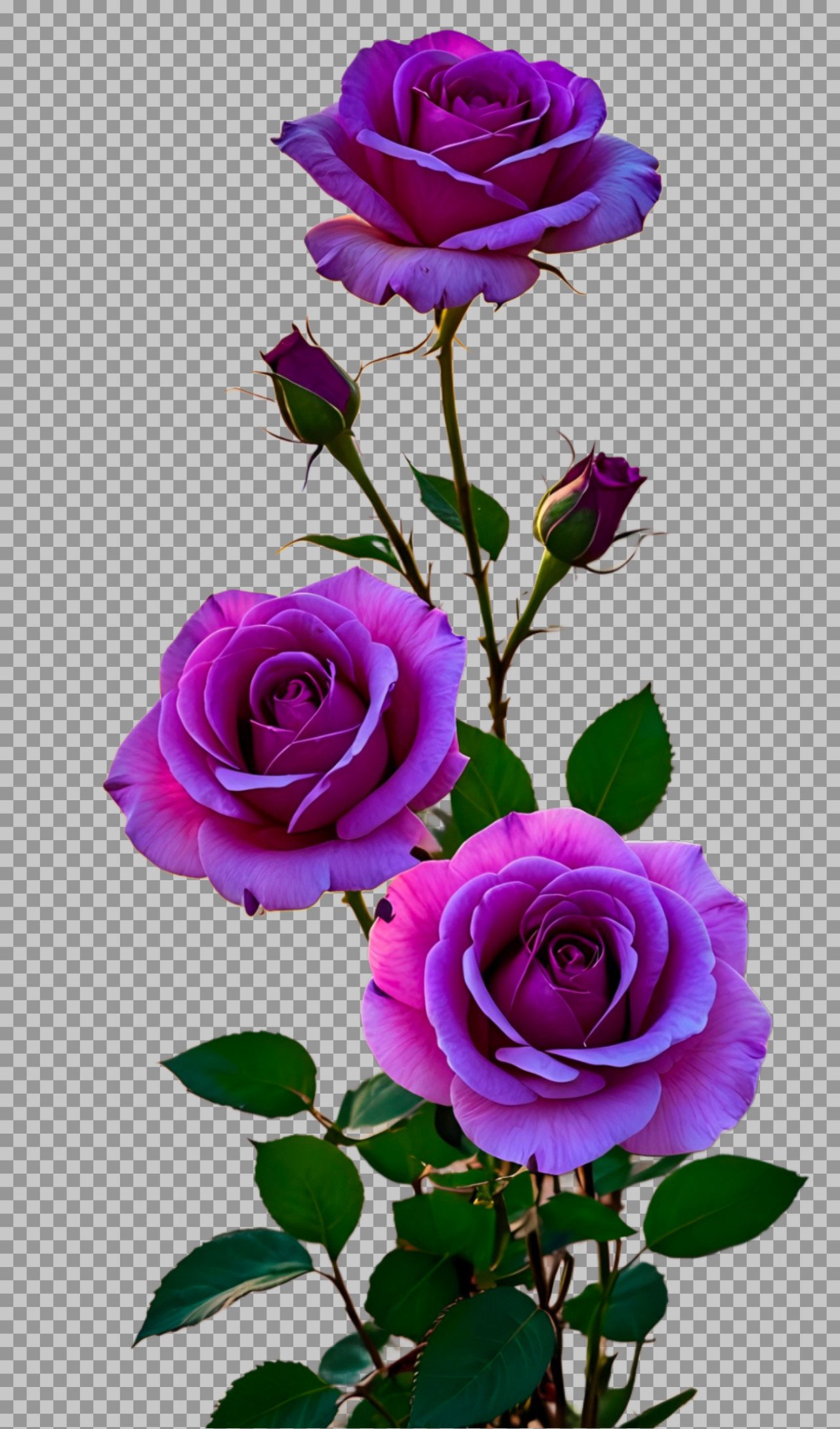 Pink purple rose png image download