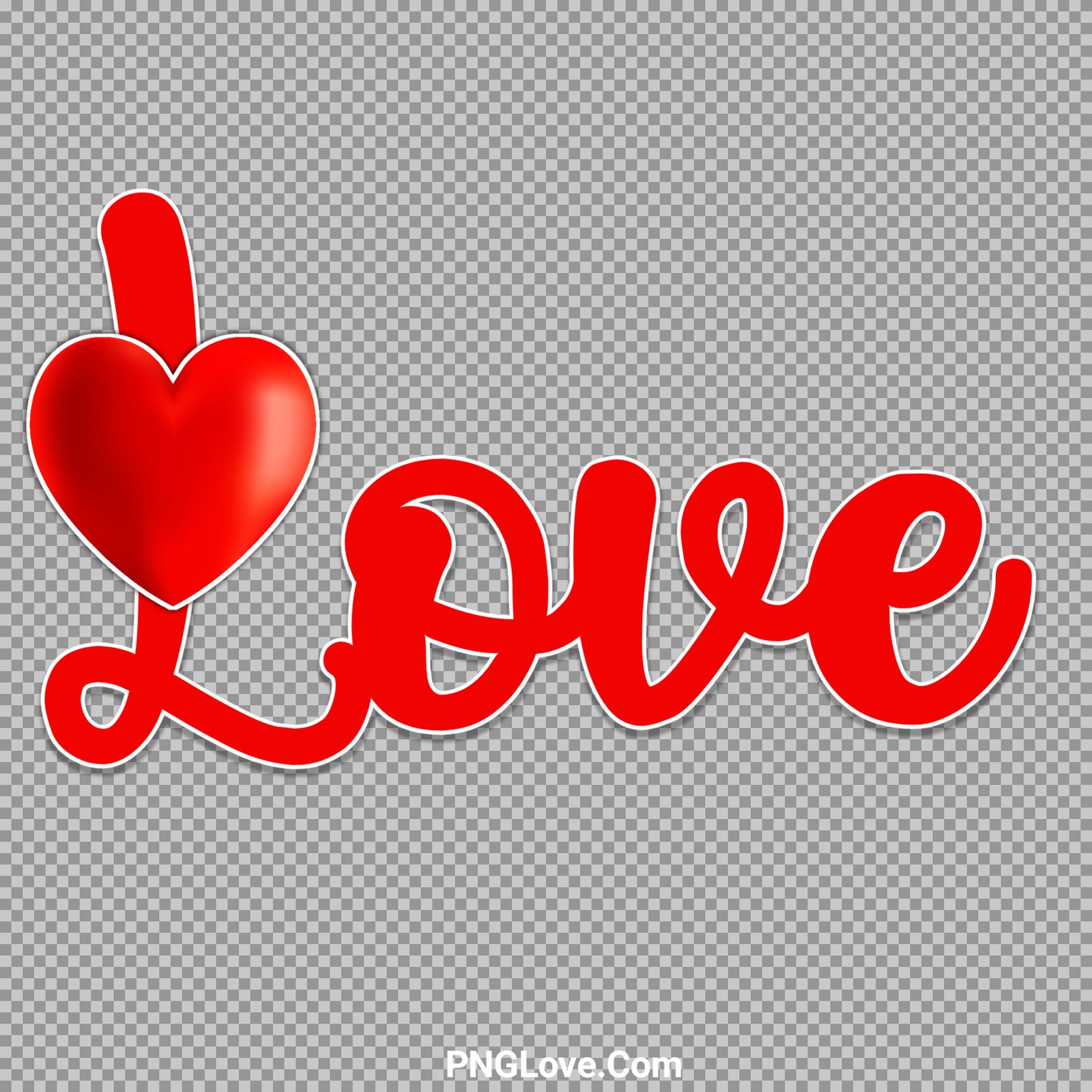 Love text PNG image download...