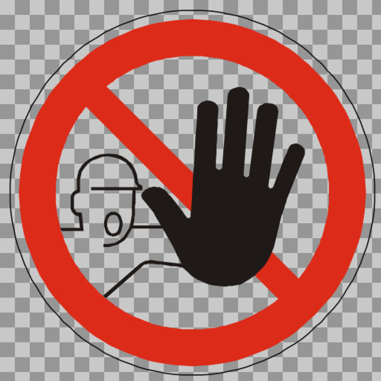 Download Free No Entry Sign PNG | Restricted Area Symbol