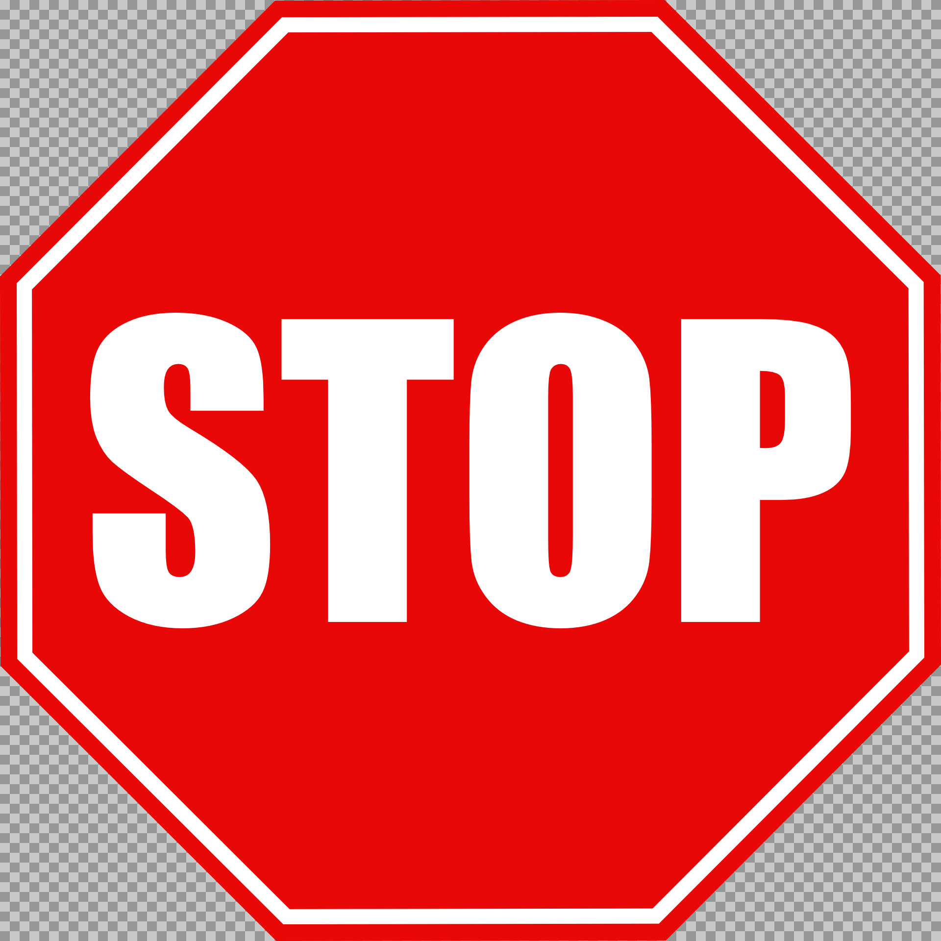 High-Quality Stop Sign PNG | Free Road Safety Symbol