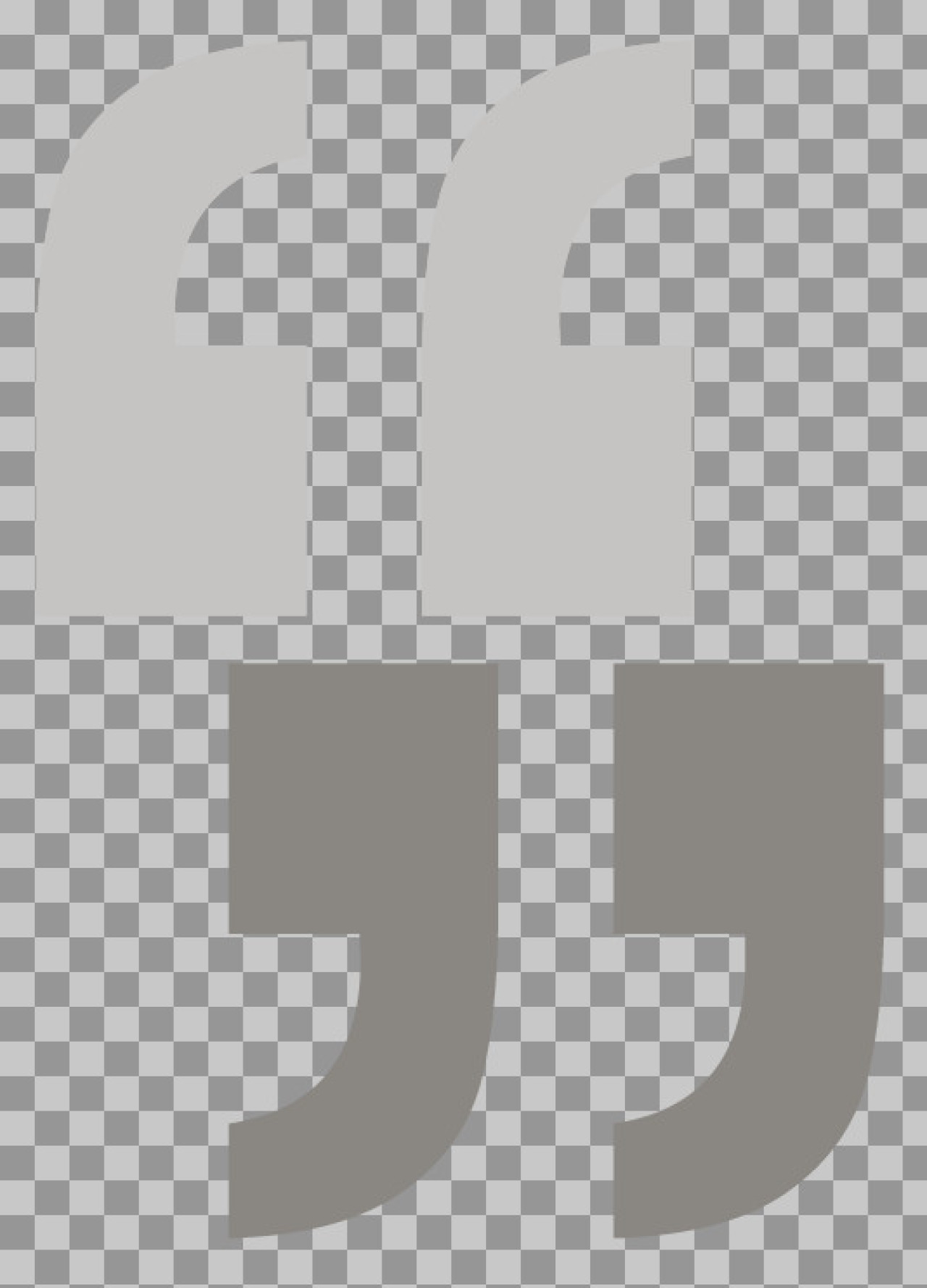 Free Quotation Marks PNG | Modern Quote Icon for Testimonials...