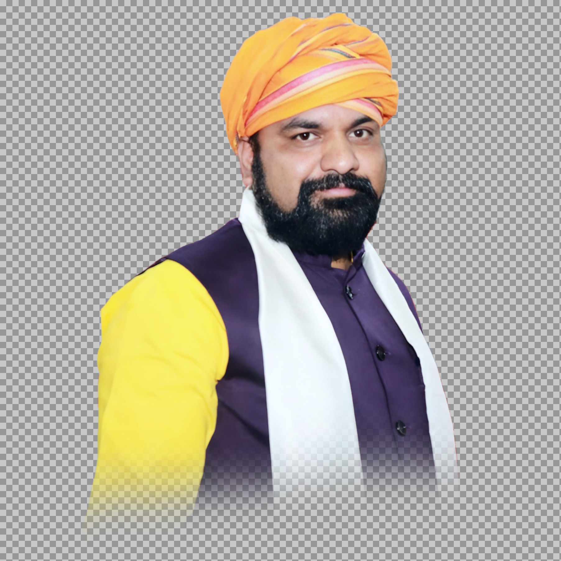 Samrat Choudhary in Turban PNG | Bihar BJP Leader Photo...