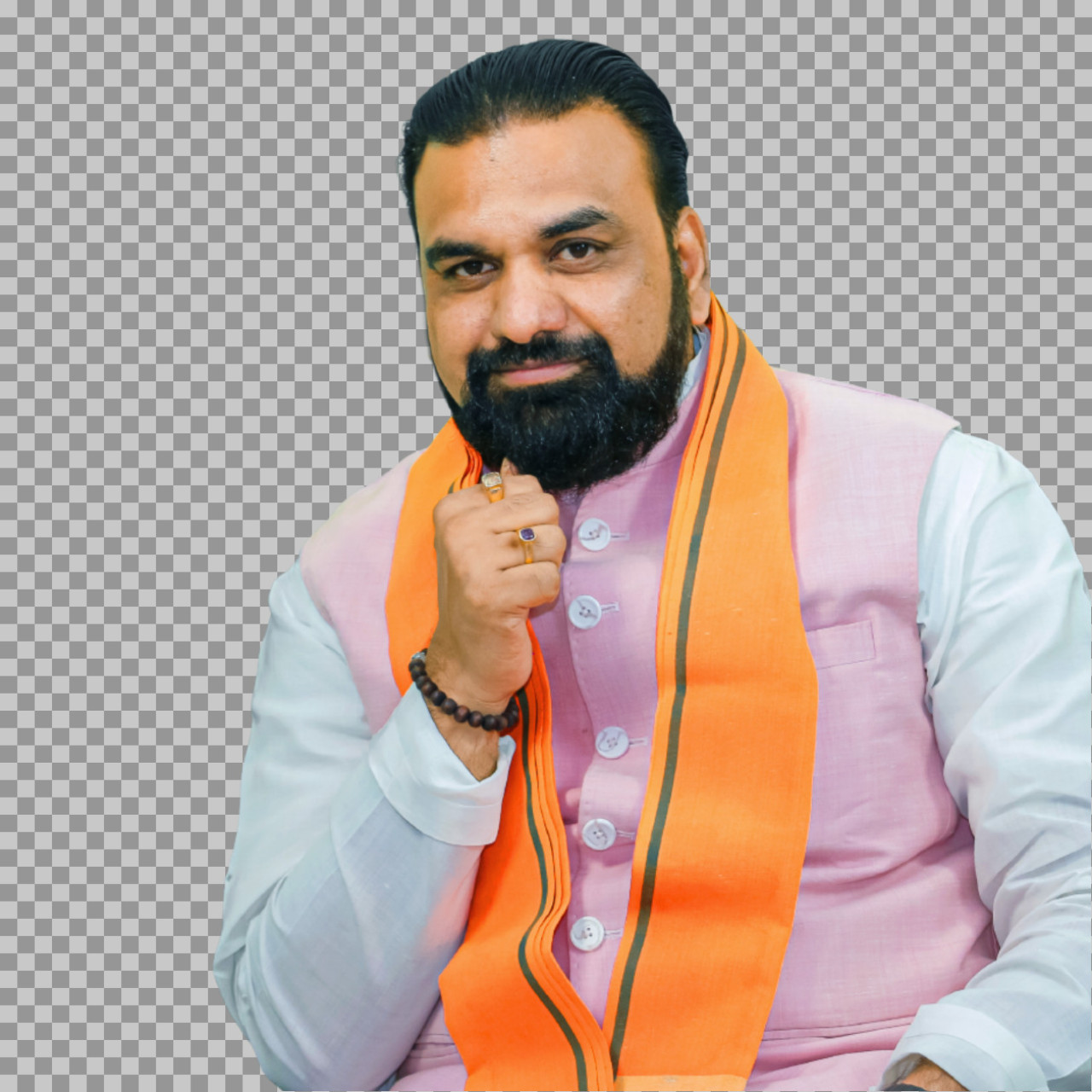 Samrat Choudhary PNG | Thoughtful Portrait | Bihar BJP Leader