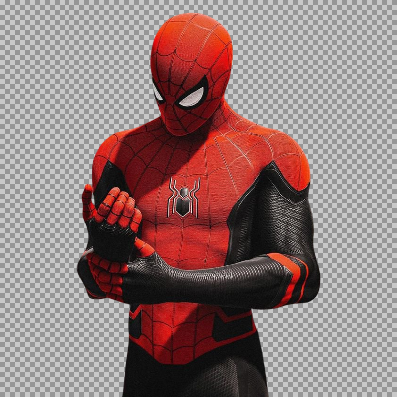 High-Quality Spider-Man Upgraded Suit PNG | Transparent Image