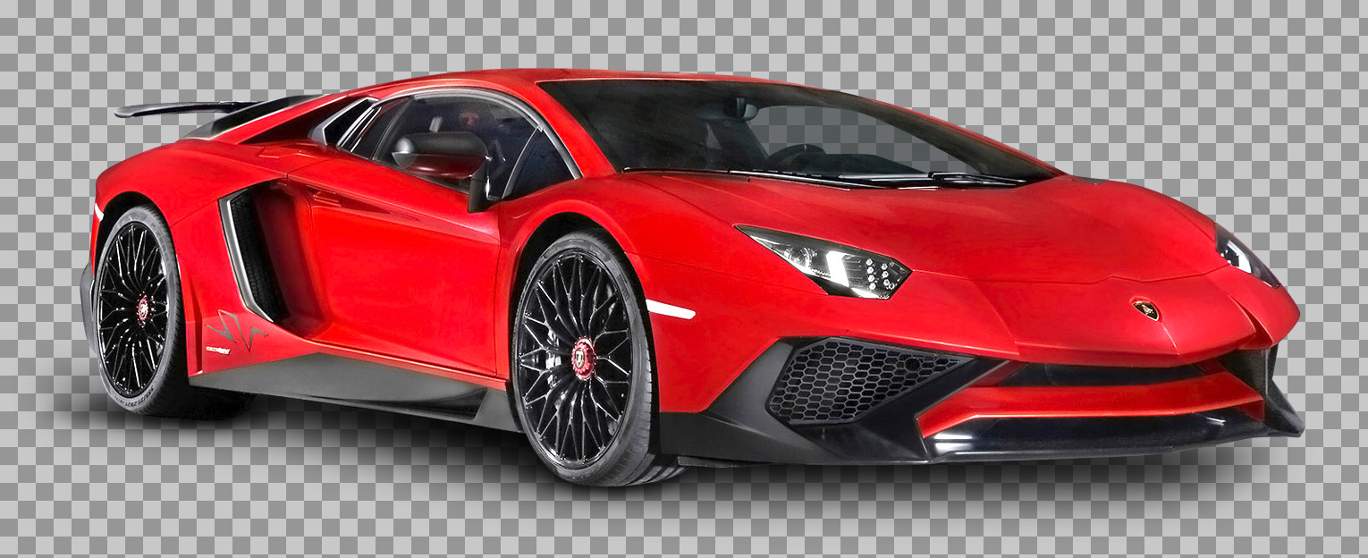 Red Lamborghini Aventador PNG | Free Car Cutout...