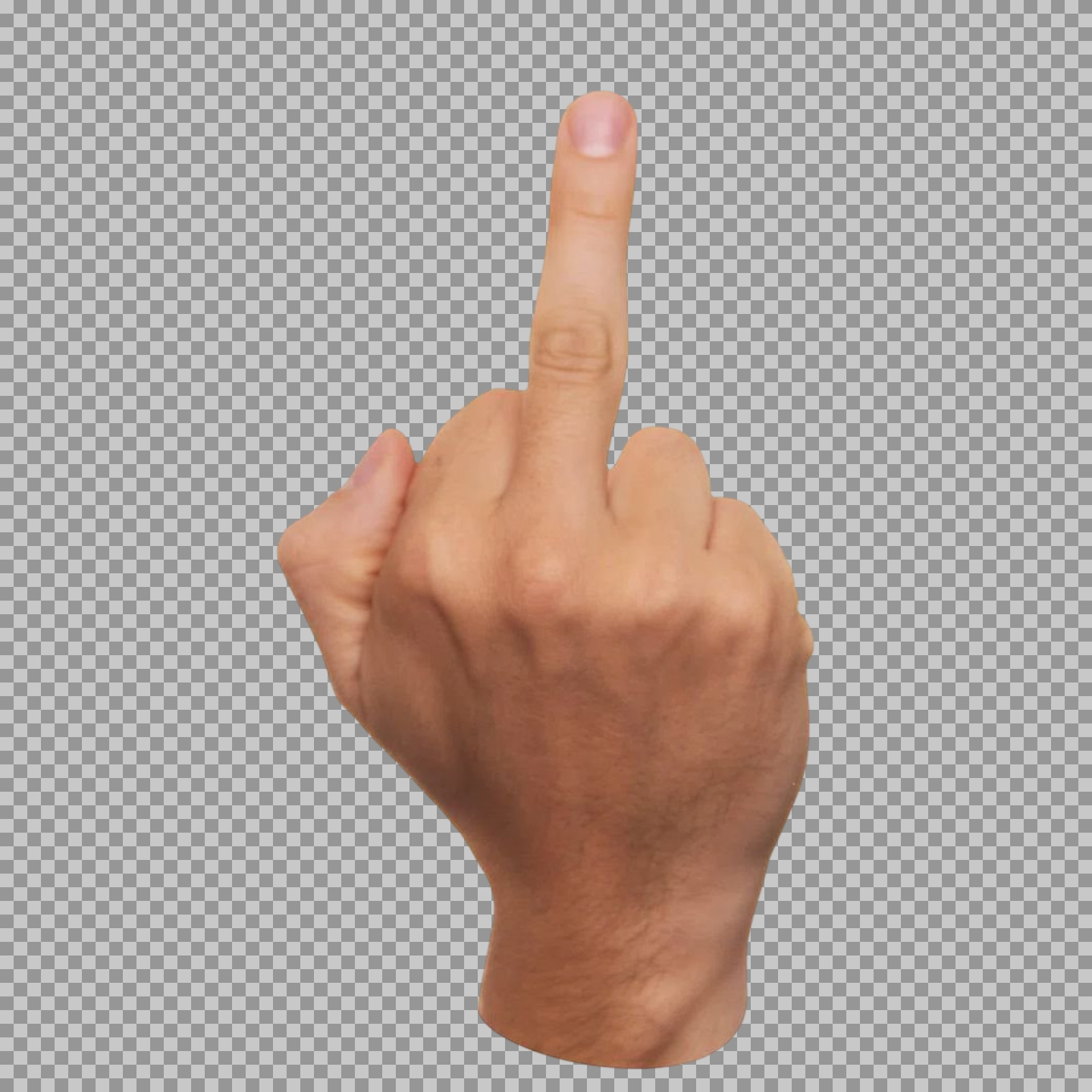 Middle Finger Hand PNG | Free Transparent Gesture