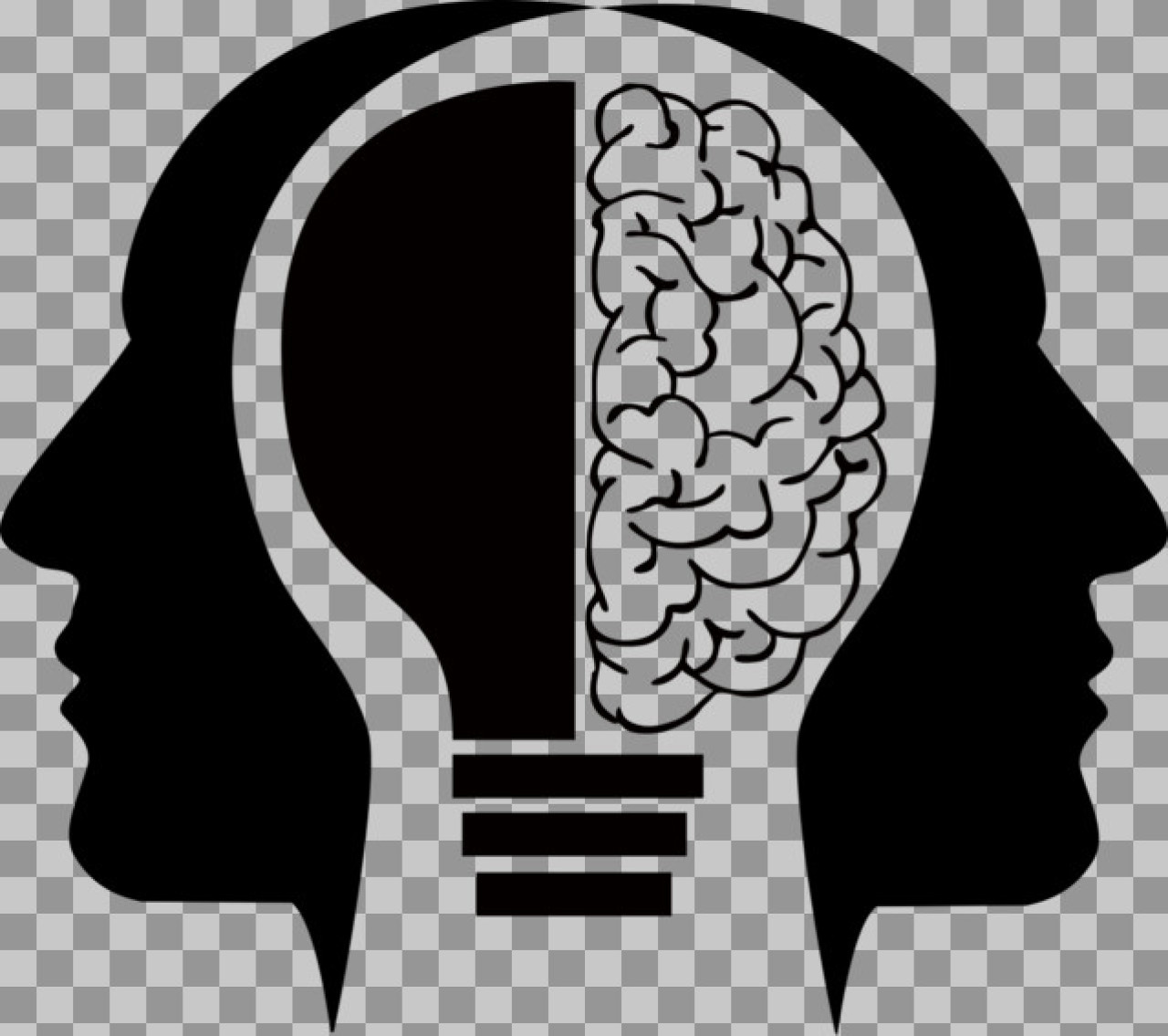 Brain Lightbulb Icon PNG - Symbol of Creativity & Ideas...