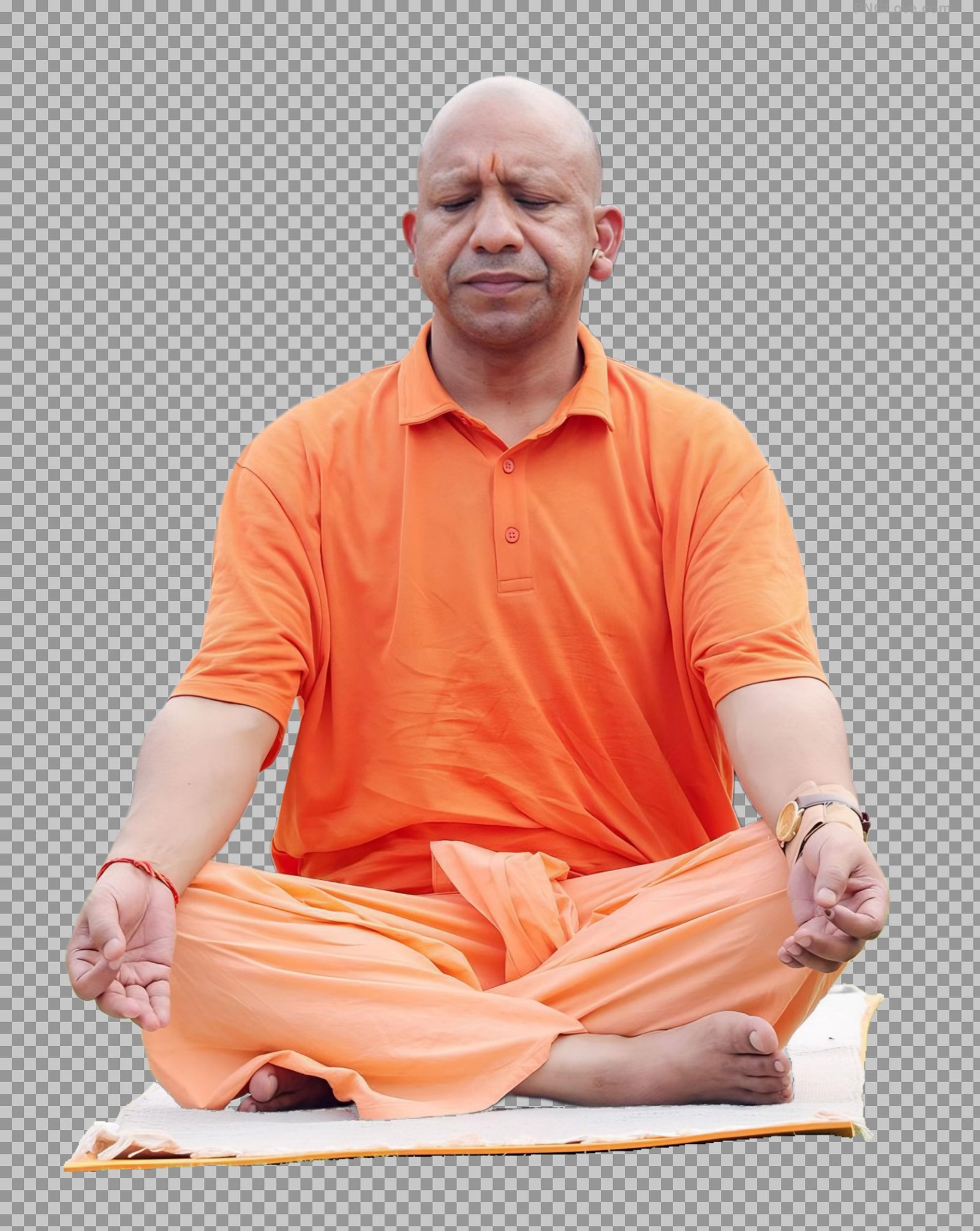 yogi adityanath doing yoga PNG transparent images