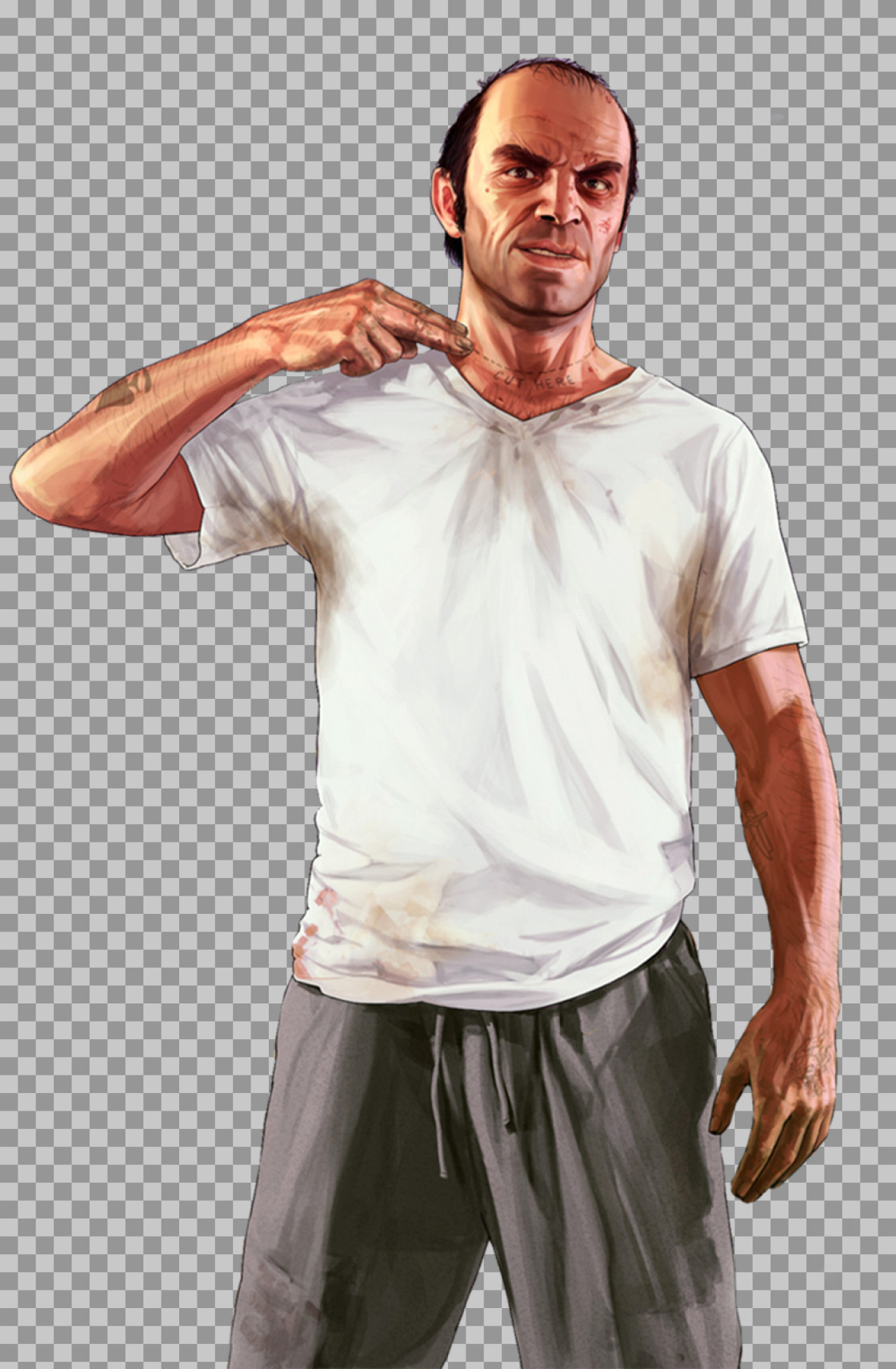 Trevor Philips GTA V PNG | Transparent Character Art Download