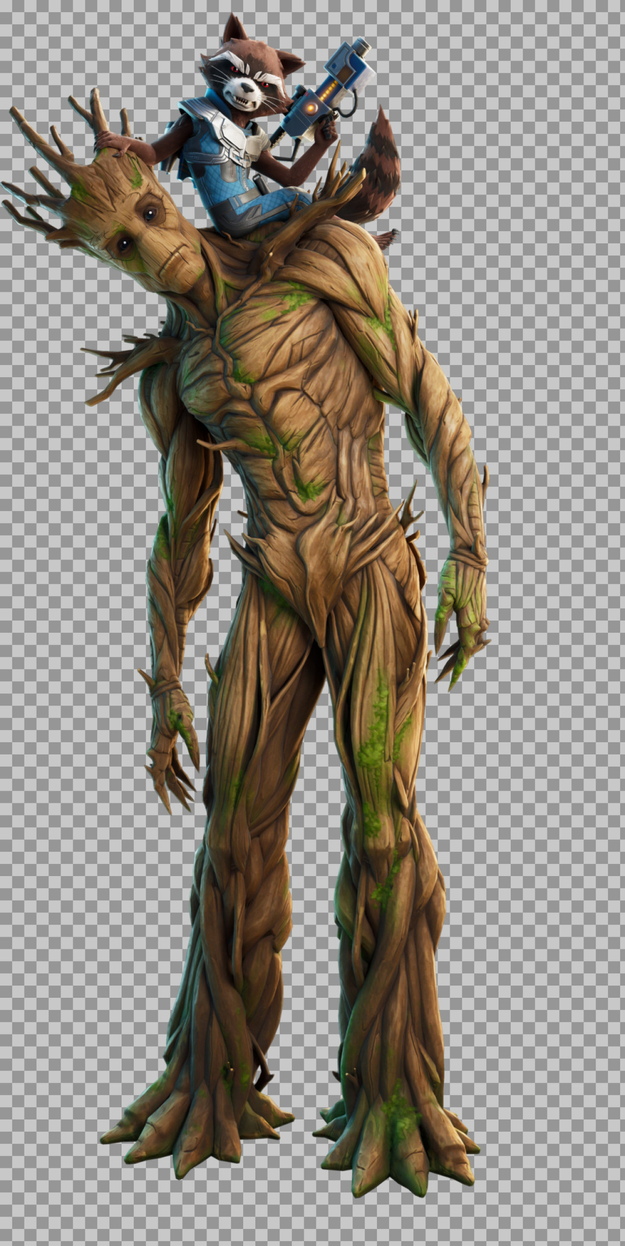 Groot and Rocket Raccoon PNG Image - High-Quality Guardians of the Galaxy Duo