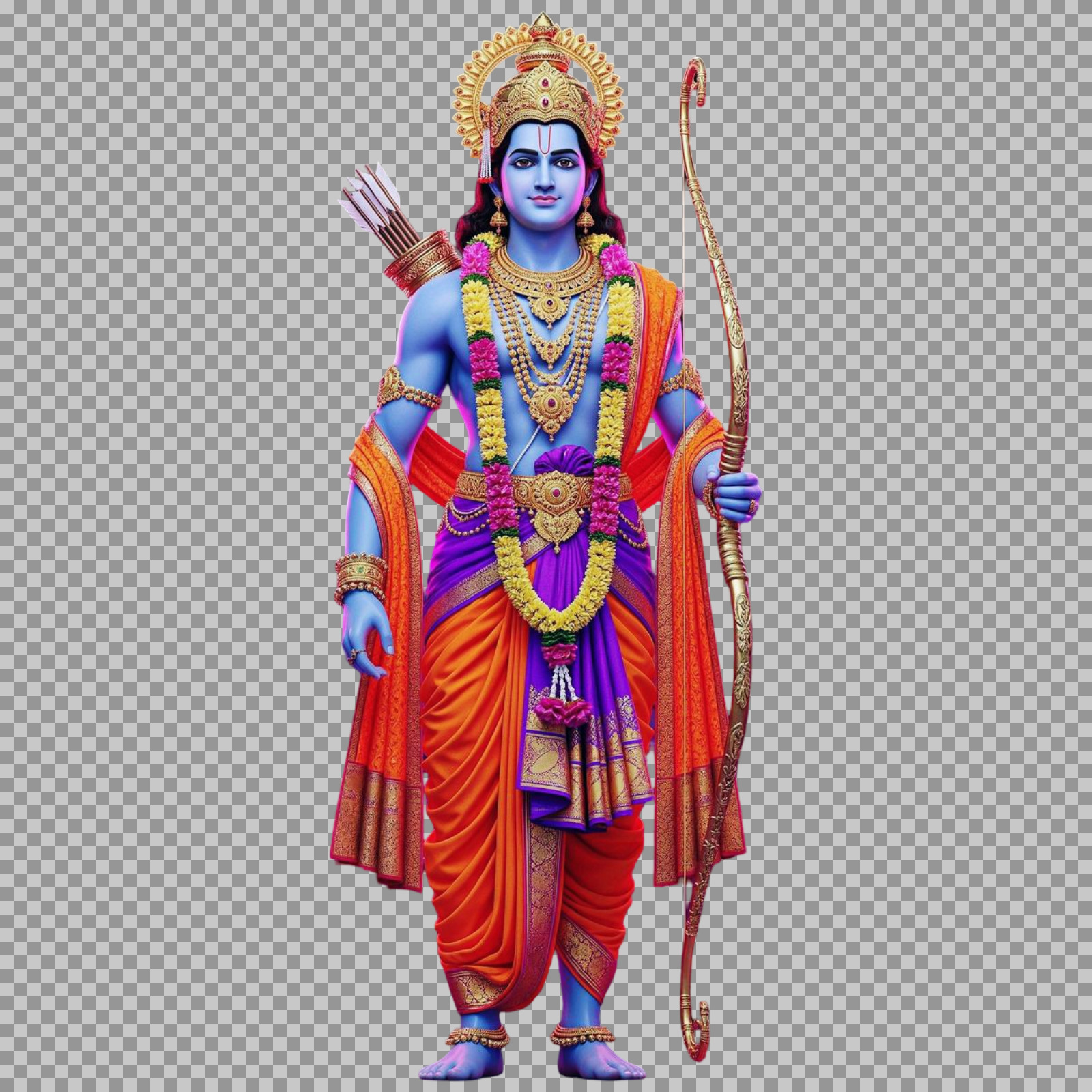 Lord Ram Digital Art png- Ayodhya Shree Ram png Image
