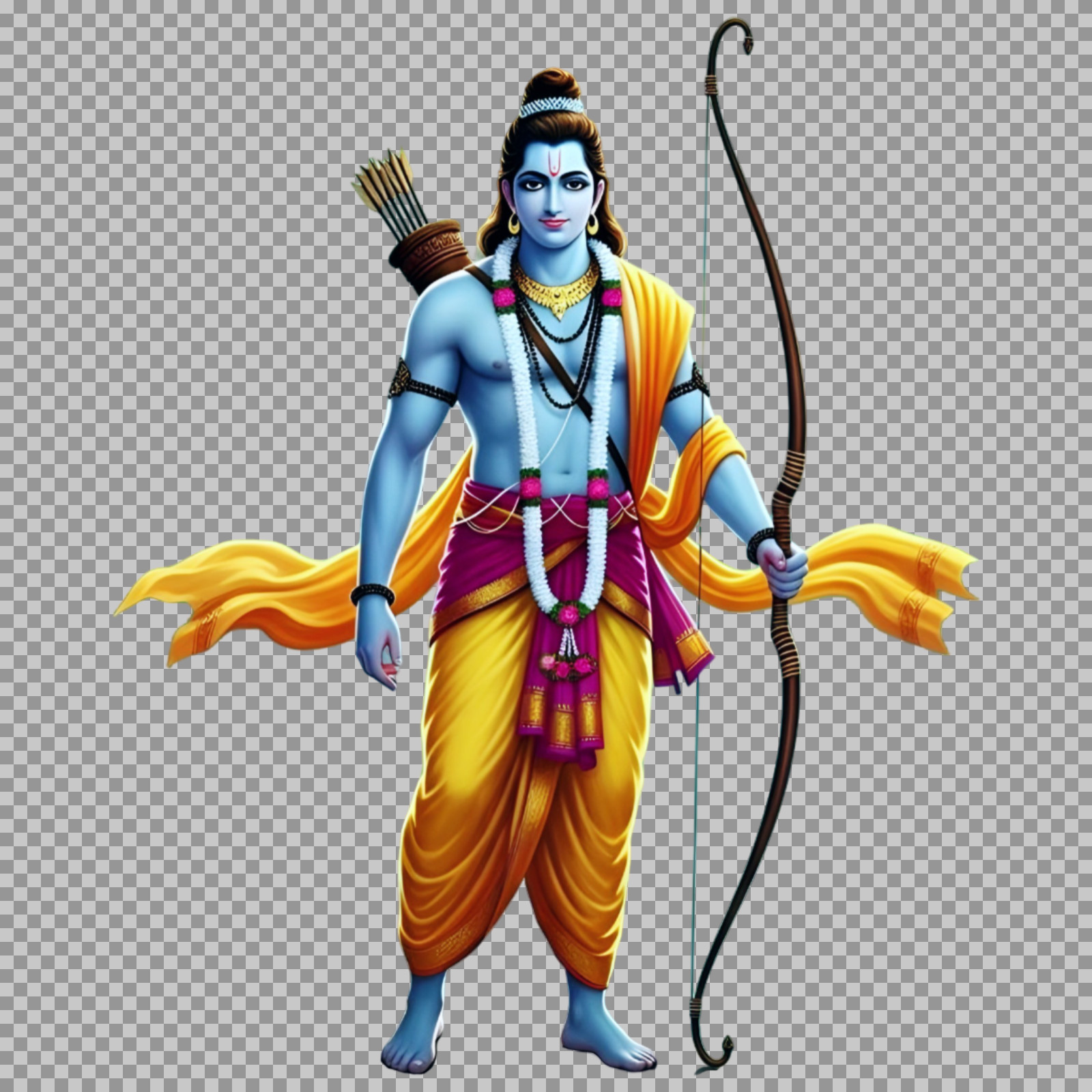 Lord Ram Transparent PNG Image (No Background) | Shree Ram Art...